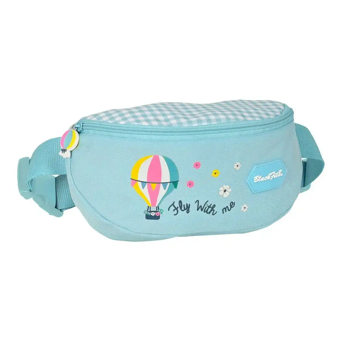 Sac banane blackfit8 fly with me blanc celeste 23 x 14 x 9 cm_5348. DIAYTAR COTE D'IVOIRE - L'Art de Vivre avec Authenticité. Explorez notre gamme de produits artisanaux et découvrez des articles qui apportent une touche unique à votre vie.