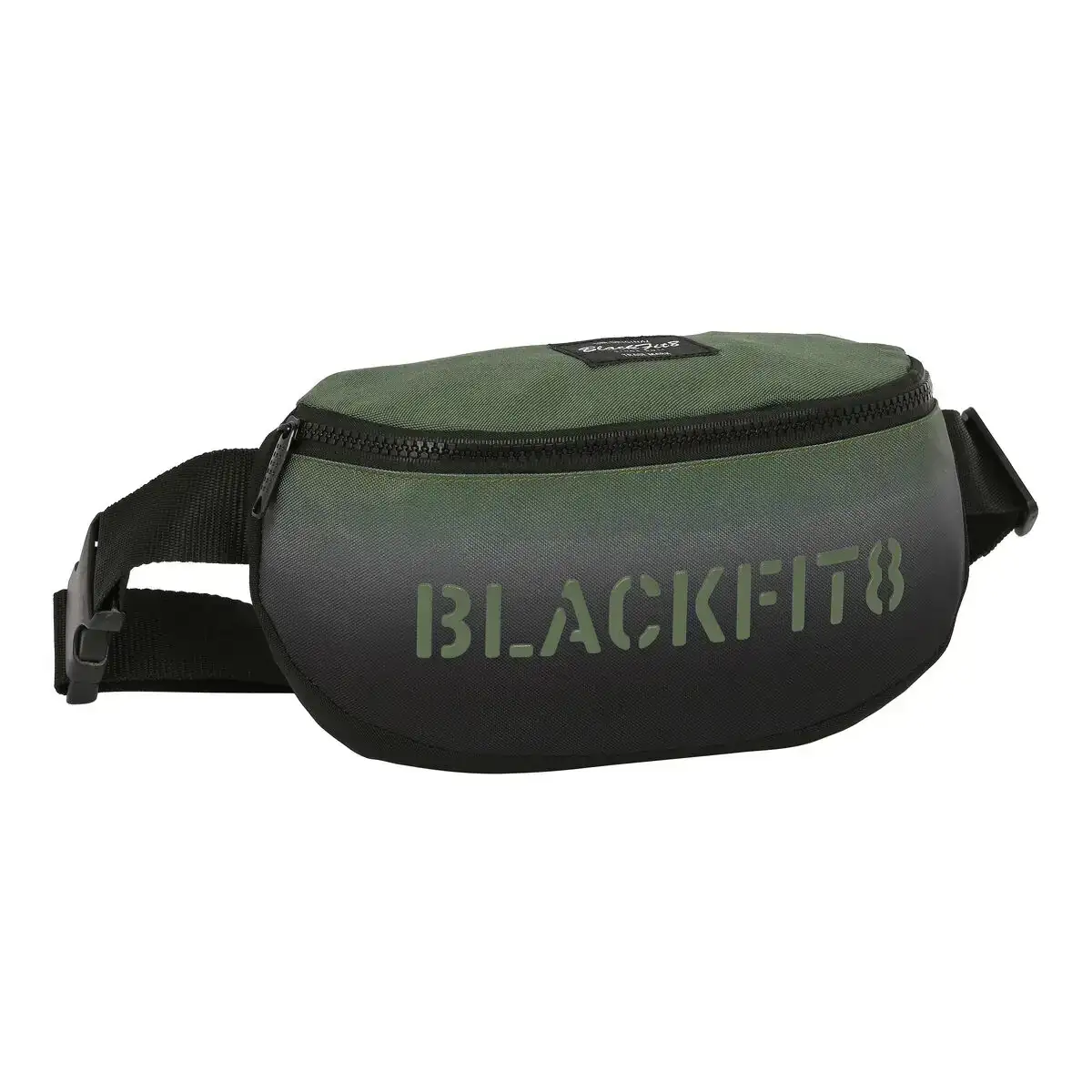 Sac banane blackfit8 gradient noir vert militaire 23 x 14 x 9 cm _6772. DIAYTAR COTE D'IVOIRE - Où Chaque Produit a son Histoire. Découvrez notre gamme de produits, chacun portant en lui le récit de l'artisanat et de la passion, pour vous offrir une expérience de shopping authentique.