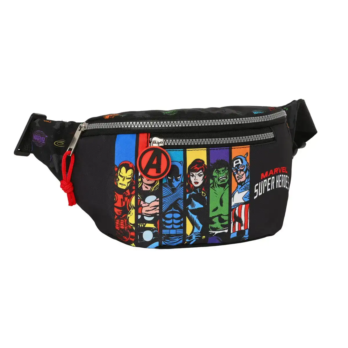 Sac banane the avengers super heroes noir 23 x 12 x 9 cm_8322. Bienvenue chez DIAYTAR COTE D'IVOIRE - Où Chaque Achat est un Geste d'Amour. Découvrez notre sélection minutieuse et choisissez des articles qui témoignent de votre passion.