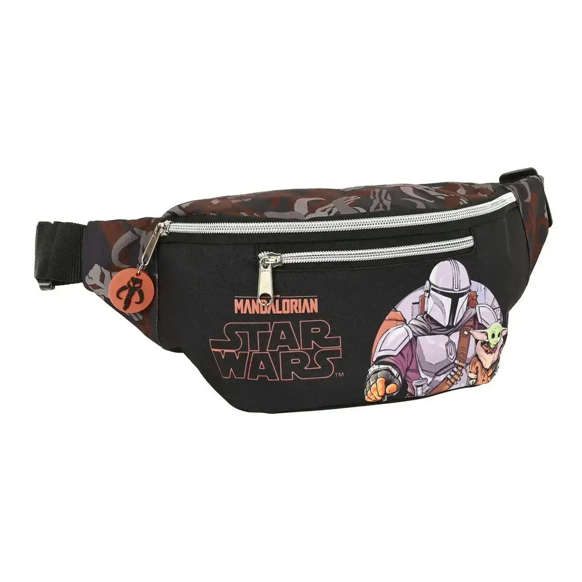 Sac banane the mandalorian the guild noir marron 23 x 12 x 9 cm _4026. DIAYTAR COTE D'IVOIRE - Où Choisir est une Célébration de l'Artisanat. Explorez notre boutique en ligne et choisissez des articles qui incarnent l'art et le savoir-faire du Côte d'Ivoire.
