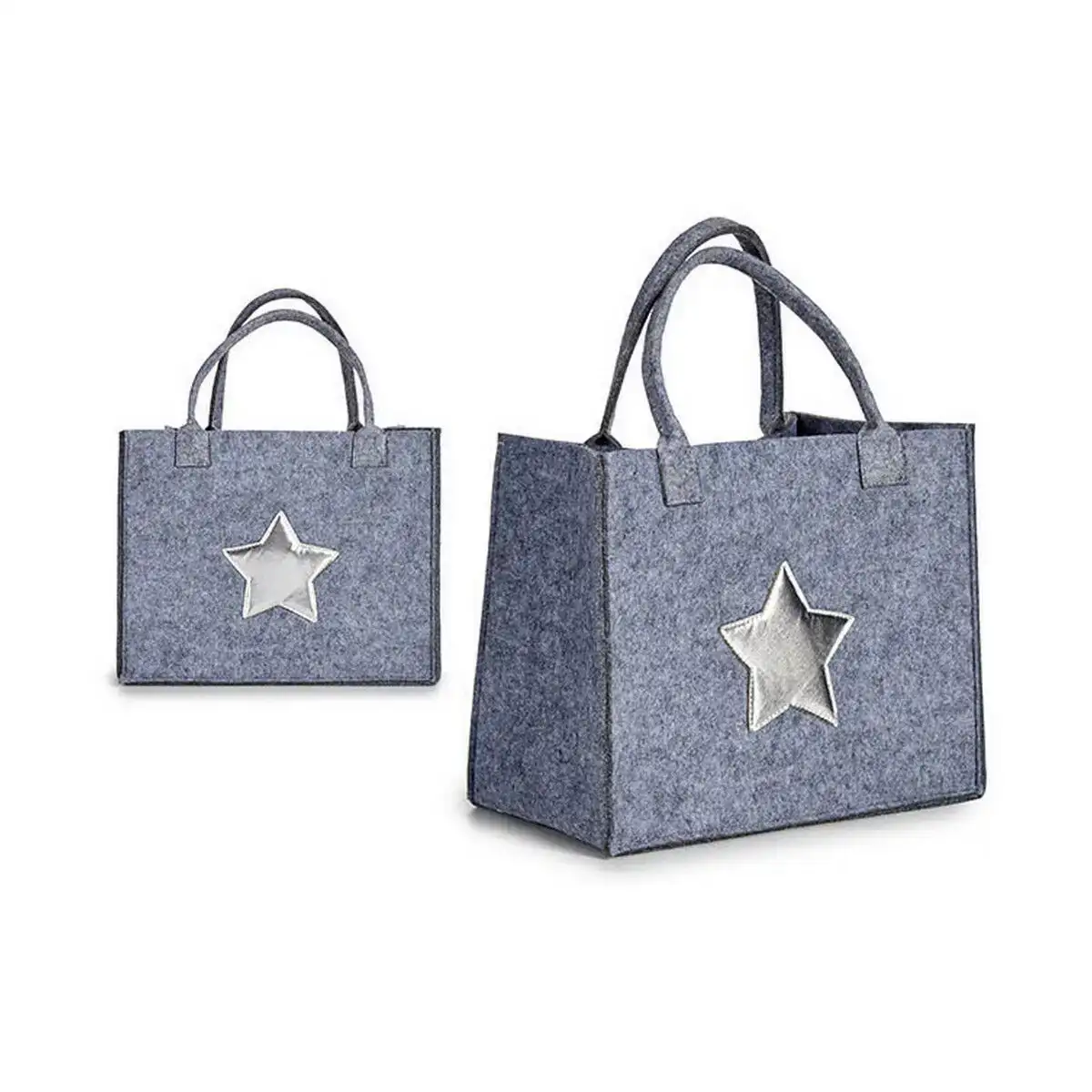 Sac de noel etoile polyurethane feutre 20 x 42 x 35 cm _6862. DIAYTAR COTE D'IVOIRE - L'Art de Vivre le Shopping Éthique. Parcourez notre gamme et choisissez des produits qui reflètent notre engagement envers des pratiques durables.