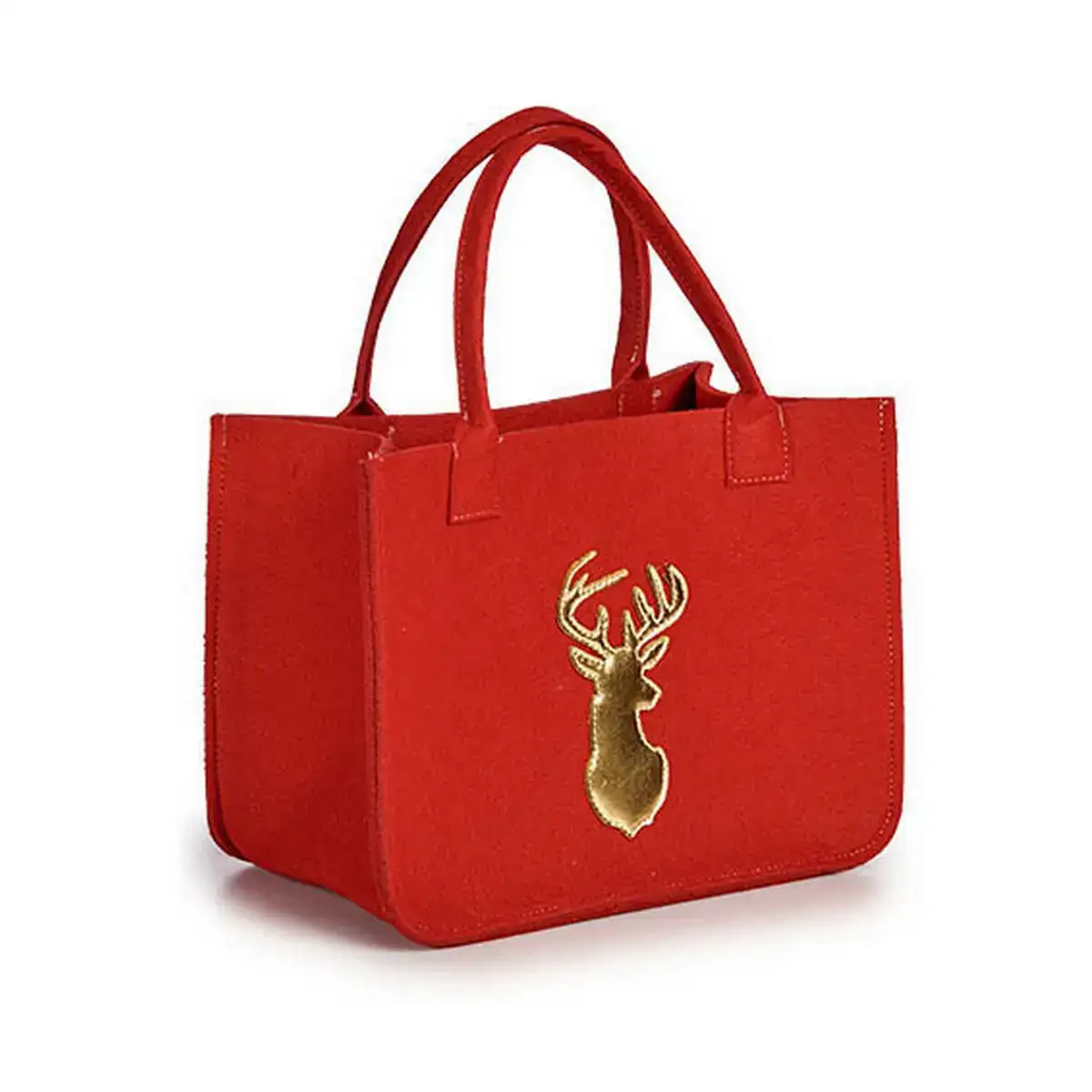 Sac de noel renne 19 x 42 x 35 cm rouge dore_6230. Bienvenue chez DIAYTAR COTE D'IVOIRE - Où Chaque Article Est une Découverte. Naviguez à travers nos offres et laissez-vous surprendre par des trésors cachés qui enrichiront votre vie.