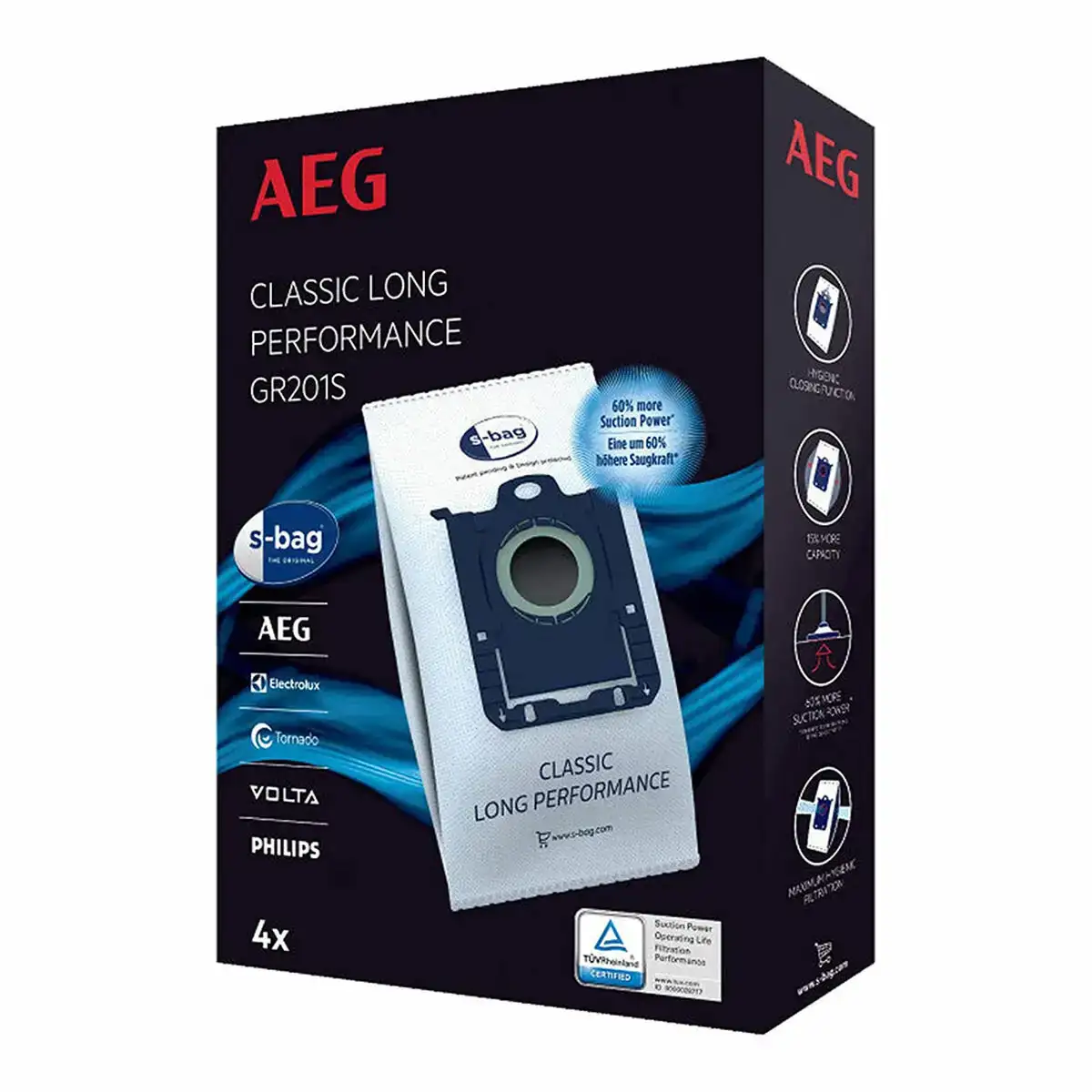 Sac de rechange pour aspirateur sil ex electrolux philips aeg 4 unites _9758. DIAYTAR COTE D'IVOIRE - Où Choisir Rime avec Qualité. Découvrez notre sélection soigneusement conçue et choisissez des articles qui incarnent l'excellence et l'innovation.
