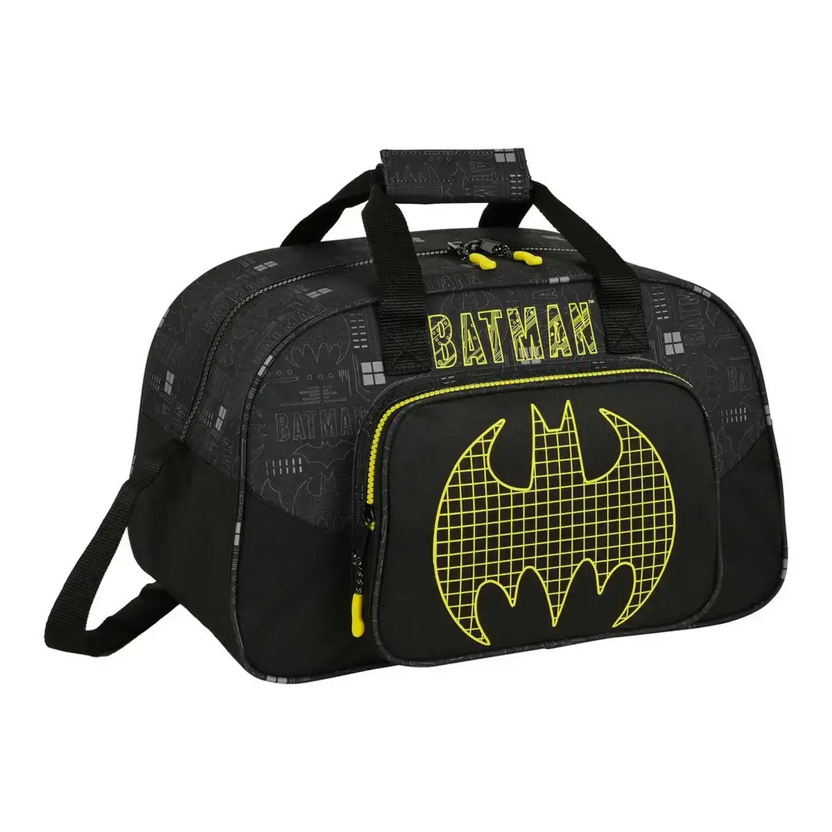 Sac de sport batman comix noir jaune 40 x 24 x 23 cm _2545. DIAYTAR COTE D'IVOIRE - L'Art de Vivre le Shopping Authentique. Découvrez notre boutique en ligne et trouvez des produits qui incarnent la passion et le savoir-faire du Côte d'Ivoire.