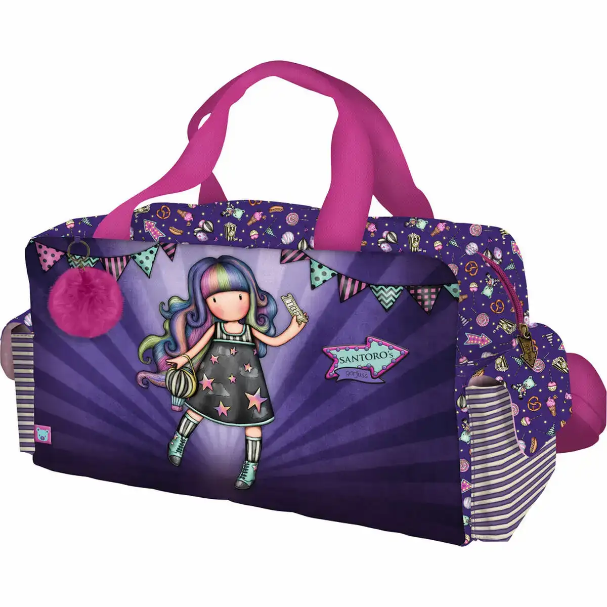 Sac de sport gorjuss up and away violet 44 x 25 x 19 cm _8998. DIAYTAR COTE D'IVOIRE - Où Choisir Devient un Acte de Découverte. Découvrez notre gamme et choisissez des produits qui éveillent votre curiosité et élargissent vos horizons.