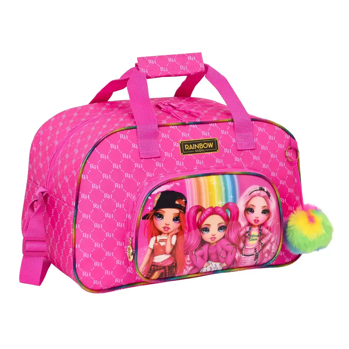 Sac de sport rainbow high fuchsia 40 x 24 x 23 cm _9466. DIAYTAR COTE D'IVOIRE - Où Choisir Devient une Expérience Personnalisée. Explorez notre boutique en ligne pour découvrir des produits qui s'adaptent à votre style et à votre essence.