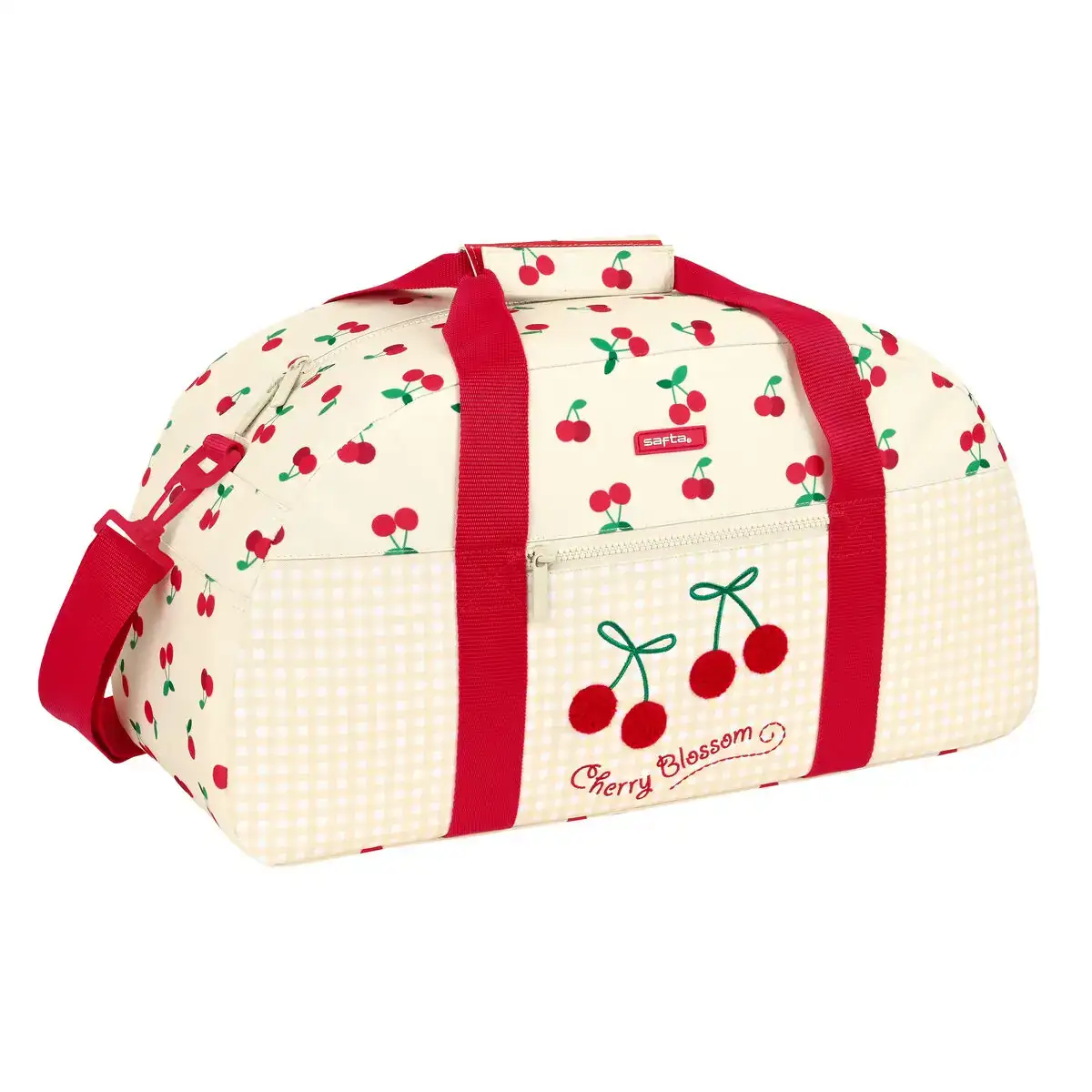 Sac de sport safta cherry beige 50 x 26 x 20 cm _4517. Entrez dans l'Univers de DIAYTAR COTE D'IVOIRE - Où Chaque Produit a sa Place. Explorez nos rayons virtuels et choisissez des articles qui s'intègrent parfaitement à votre style de vie.