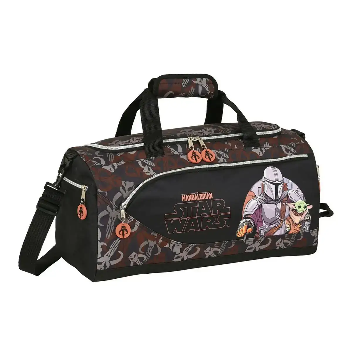 Sac de sport the mandalorian the guild marron noir 50 x 25 x 25 cm_5199. Entrez dans l'Univers de DIAYTAR COTE D'IVOIRE - Où Chaque Produit a sa Place. Explorez nos rayons virtuels et choisissez des articles qui s'intègrent parfaitement à votre style de vie.