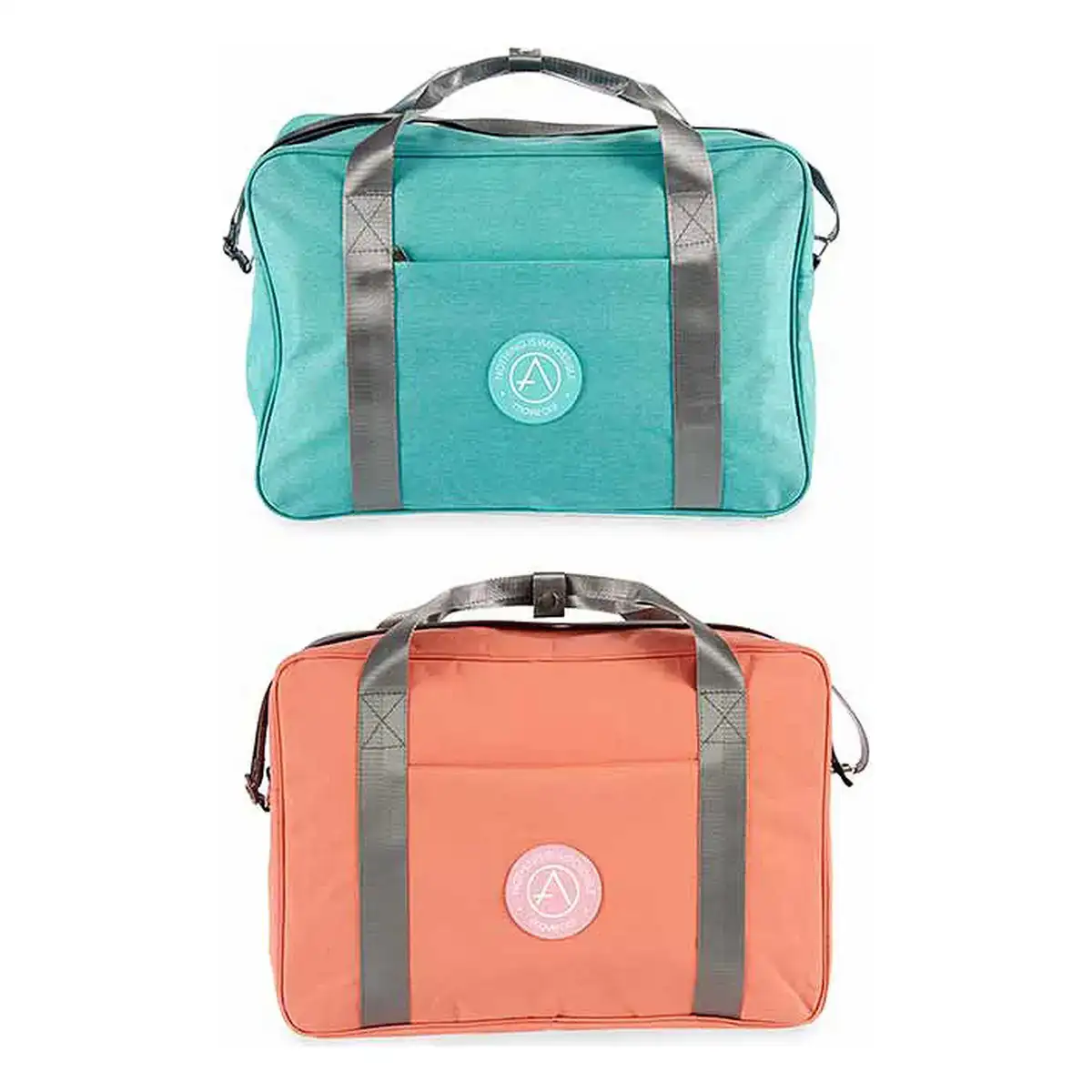 Sac de voyage polyester 15 x 39 x 43 cm _2483. DIAYTAR COTE D'IVOIRE - Où Choisir est un Acte de Création. Naviguez à travers notre plateforme et choisissez des produits qui complètent votre histoire personnelle.