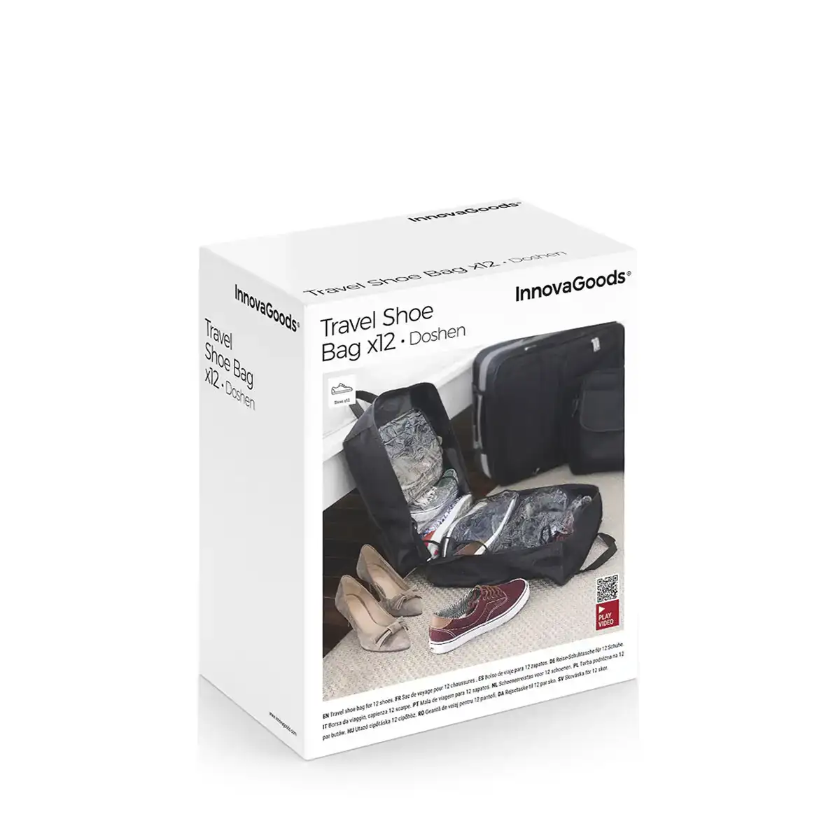 Sac de voyage pour chaussures doshen innovagoods 12 chaussures_2194. Bienvenue chez DIAYTAR COTE D'IVOIRE - Où Chaque Objet a son Histoire. Découvrez notre sélection méticuleuse et choisissez des articles qui racontent l'âme du Côte d'Ivoire.