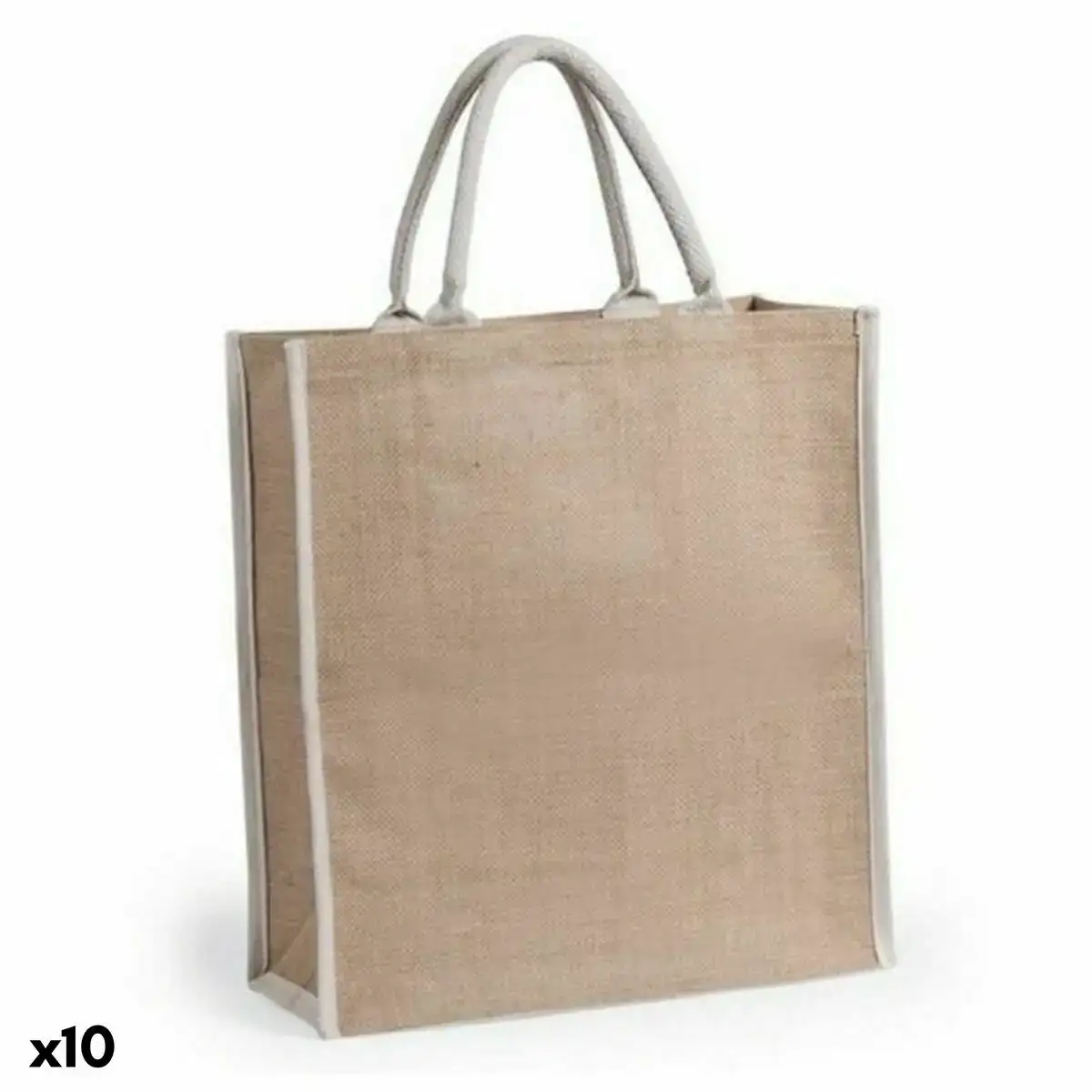 Sac en jute 145736 naturel 10 unites _7552. DIAYTAR COTE D'IVOIRE - Votre Oasis de Shopping en Ligne. Explorez notre boutique et découvrez des produits qui ajoutent une touche de magie à votre quotidien.