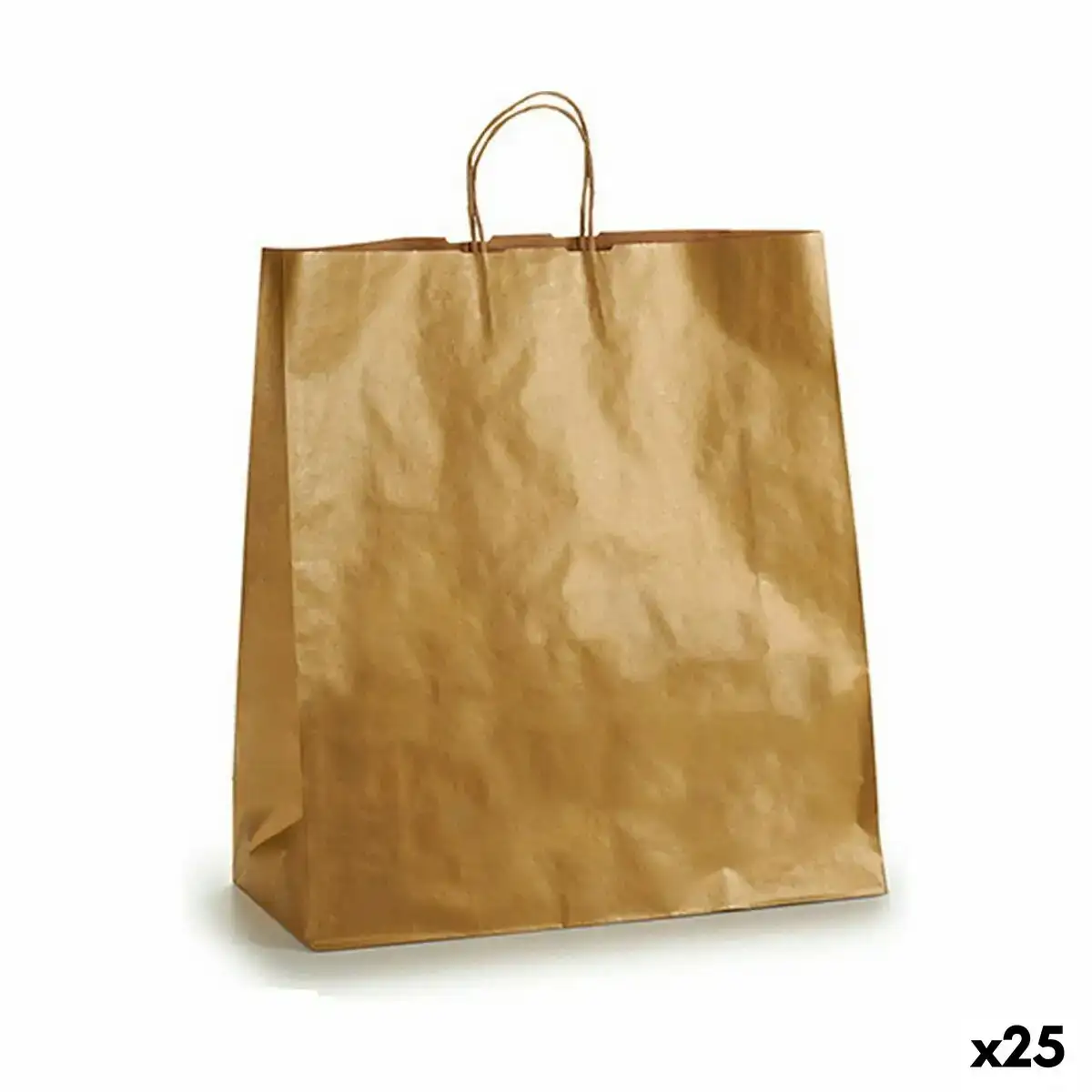 Sac en papier 46 x 16 x 60 cm dore 25 unites _7027. Entrez dans le Monde de DIAYTAR COTE D'IVOIRE - Où Chaque Produit Raconte une Histoire Unique. Explorez notre sélection et laissez-vous transporter par des récits à travers les articles que vous choisissez.