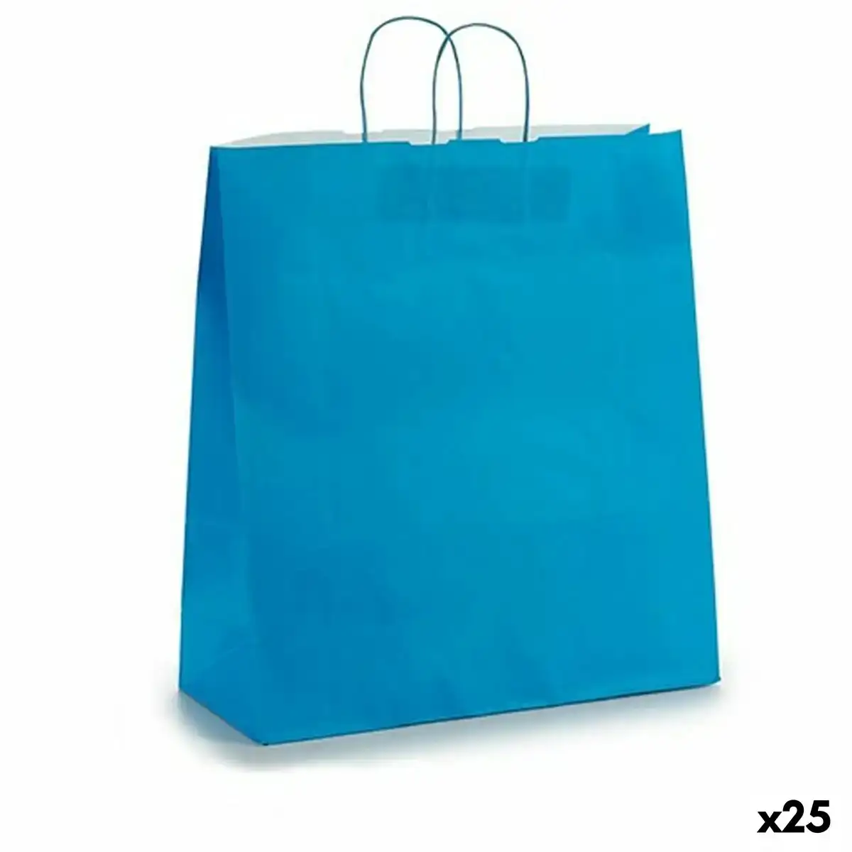Sac en papier bleu 16 x 57 5 x 46 cm 25 unites _2554. Votre Destination de Choix: DIAYTAR COTE D'IVOIRE - Où l'Authenticité Rencontre la Commodité. Faites l'expérience de magasiner en ligne pour des articles qui incarnent la richesse culturelle et la modernité du Côte d'Ivoire.