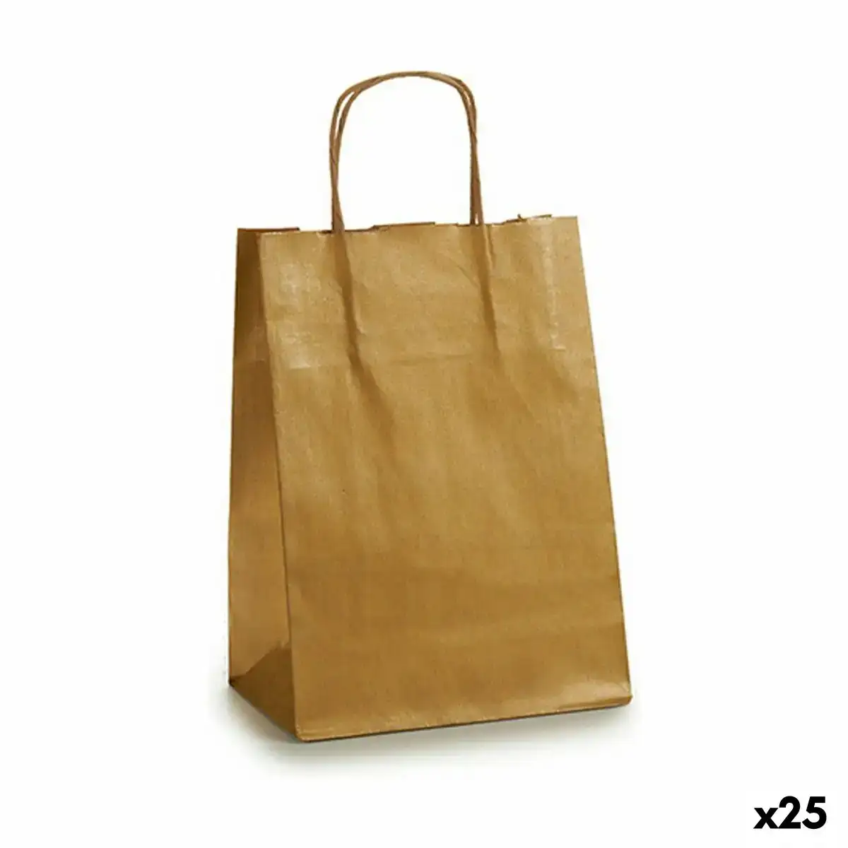 Sac en papier dore 24 x 12 x 40 cm 25 unites _6105. DIAYTAR COTE D'IVOIRE - Votre Destination Shopping de Confiance. Naviguez à travers notre boutique en ligne et profitez d'une sélection soigneusement choisie de produits qui répondent à toutes vos exigences.