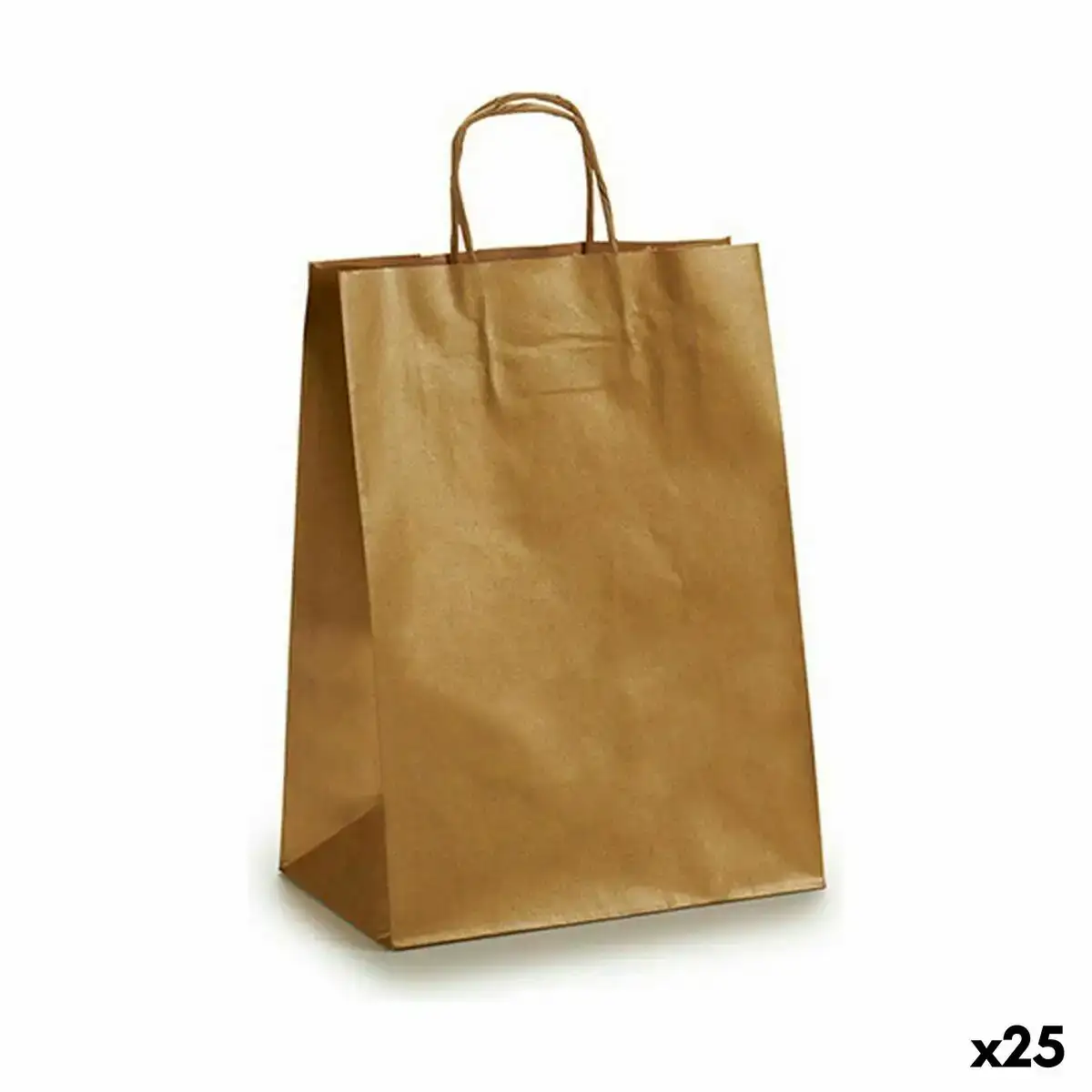 Sac en papier fama dore 24 x 11 x 31 cm 24 unites _6273. DIAYTAR COTE D'IVOIRE - Où Choisir est un Acte de Création. Naviguez à travers notre plateforme et choisissez des produits qui complètent votre histoire personnelle.