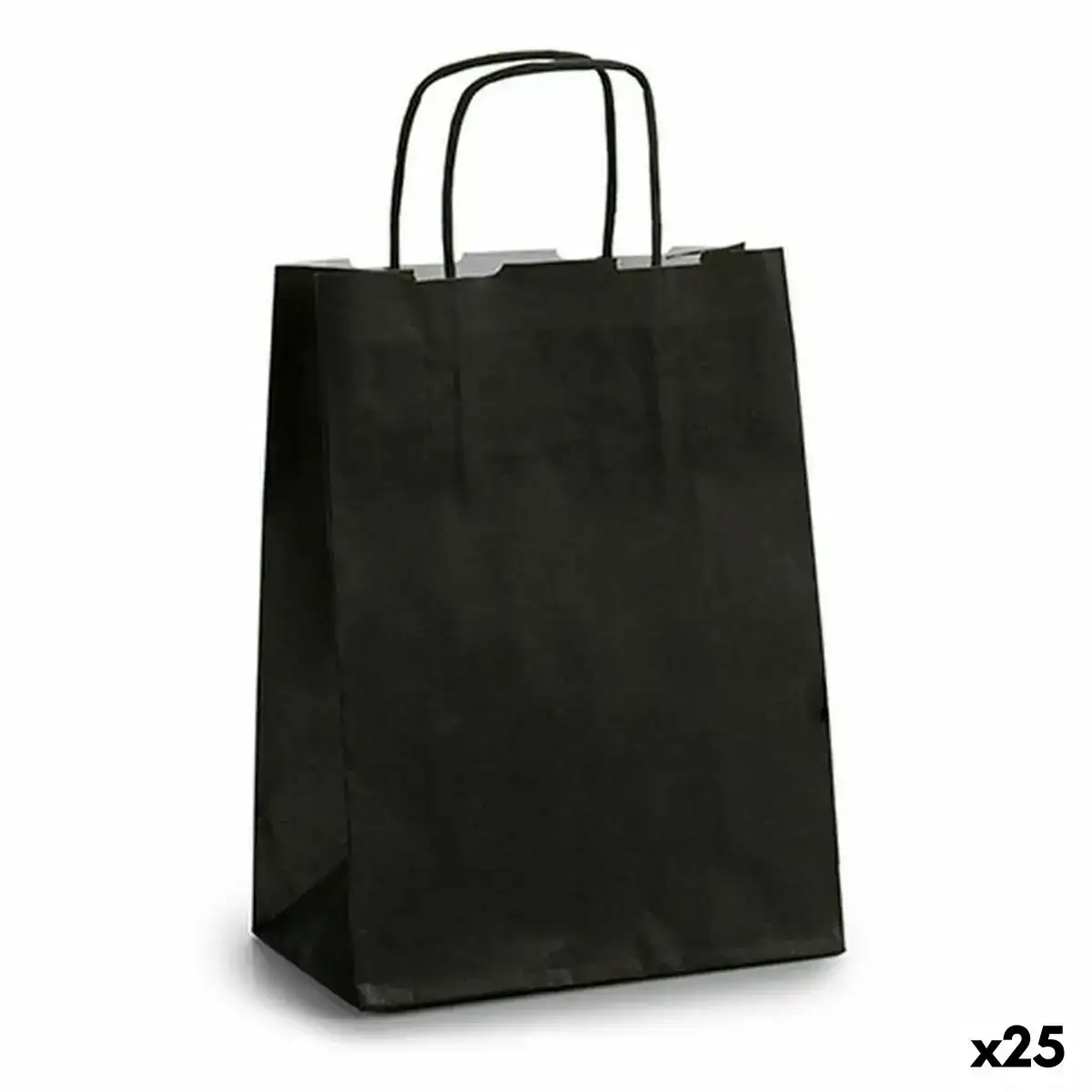 Sac en papier noir 18 x 8 x 31 cm 25 unites _1528. Entrez dans l'Univers de DIAYTAR COTE D'IVOIRE - Où la Tradition S'unit à la Modernité. Explorez notre sélection pour trouver des produits qui allient héritage et innovation.