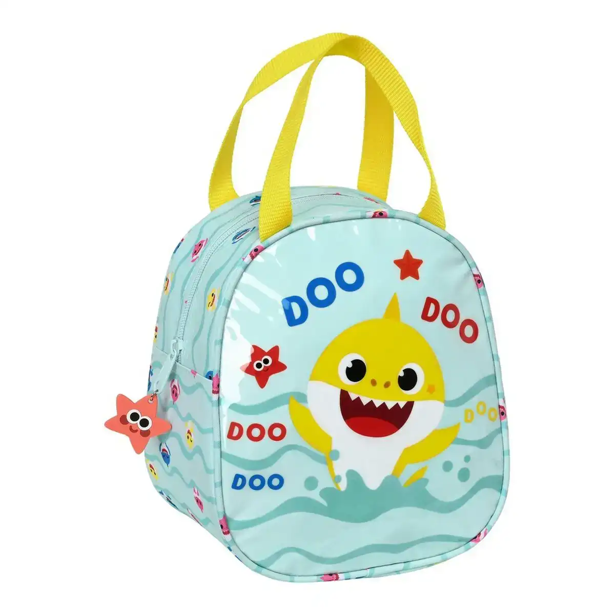 Sac glaciere gouter baby shark beach day jaune bleu clair 19 x 22 x 14 cm _3950. DIAYTAR COTE D'IVOIRE - L'Univers de l'Élégance Accessible. Plongez dans notre catalogue et choisissez des produits qui allient sophistication et accessibilité pour un shopping exquis.