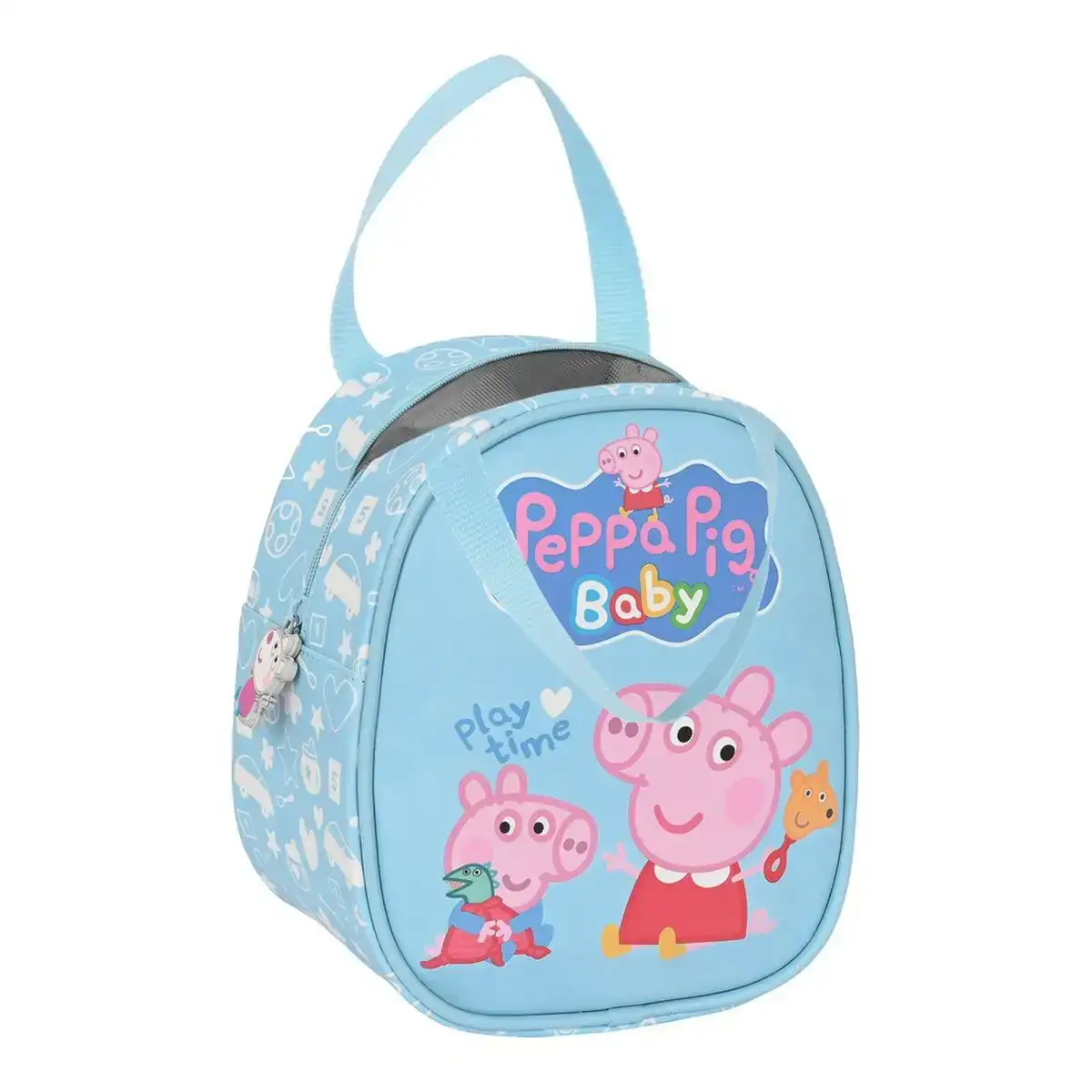 Sac glaciere gouter peppa pig baby bleu 19 x 22 x 14 cm_3209. DIAYTAR COTE D'IVOIRE - Où Choisir est un Acte d'Amour pour le Côte d'Ivoire. Explorez notre boutique en ligne et choisissez des articles qui célèbrent la culture et l'artisanat du pays.