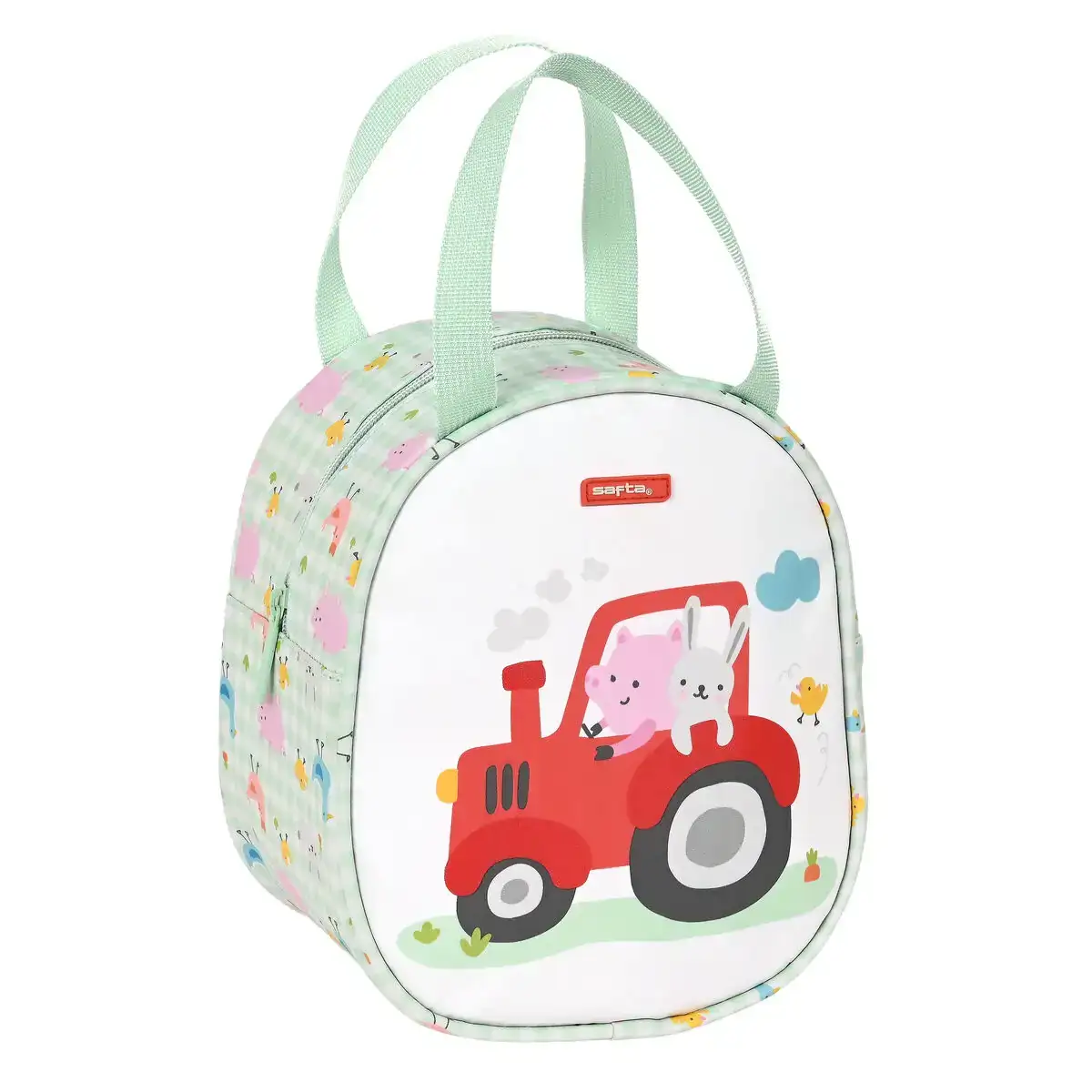 Sac glaciere gouter safta granja blanc vert clair 19 x 22 x 14 cm _8439. DIAYTAR COTE D'IVOIRE - Où Chaque Sélection est une Victoire. Découvrez notre boutique en ligne et trouvez des articles qui vous rendent la vie plus belle, un choix à la fois.