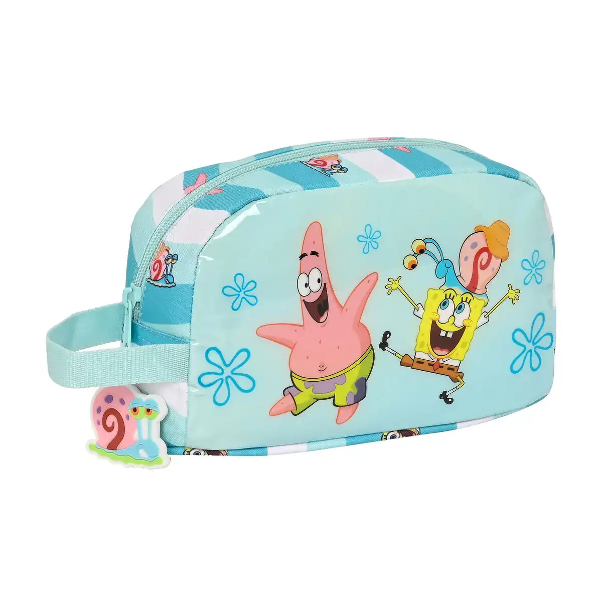 Sac glaciere gouter spongebob stay positive bleu blanc 21 5 x 12 x 6 5 cm _5955. DIAYTAR COTE D'IVOIRE - Où Choisir est une Célébration de l'Artisanat. Explorez notre boutique en ligne et choisissez des articles qui incarnent l'art et le savoir-faire du Côte d'Ivoire.