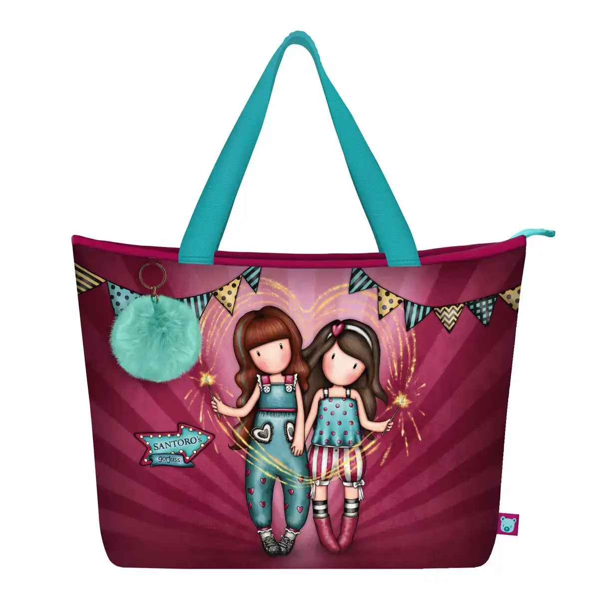 Sac gorjuss fireworks bordeaux 41 5 x 30 x 13 cm _3820. DIAYTAR COTE D'IVOIRE - L'Art de Vivre le Shopping Authentique. Découvrez notre boutique en ligne et trouvez des produits qui célèbrent la culture et l'héritage du Côte d'Ivoire.
