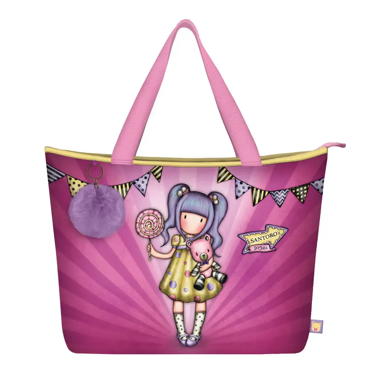 Sac gorjuss first prize lila 41 5 x 30 x 13 cm _9602. DIAYTAR COTE D'IVOIRE - L'Art de Vivre en Couleurs. Découvrez notre boutique en ligne et trouvez des produits qui ajoutent une palette vibrante à votre quotidien.
