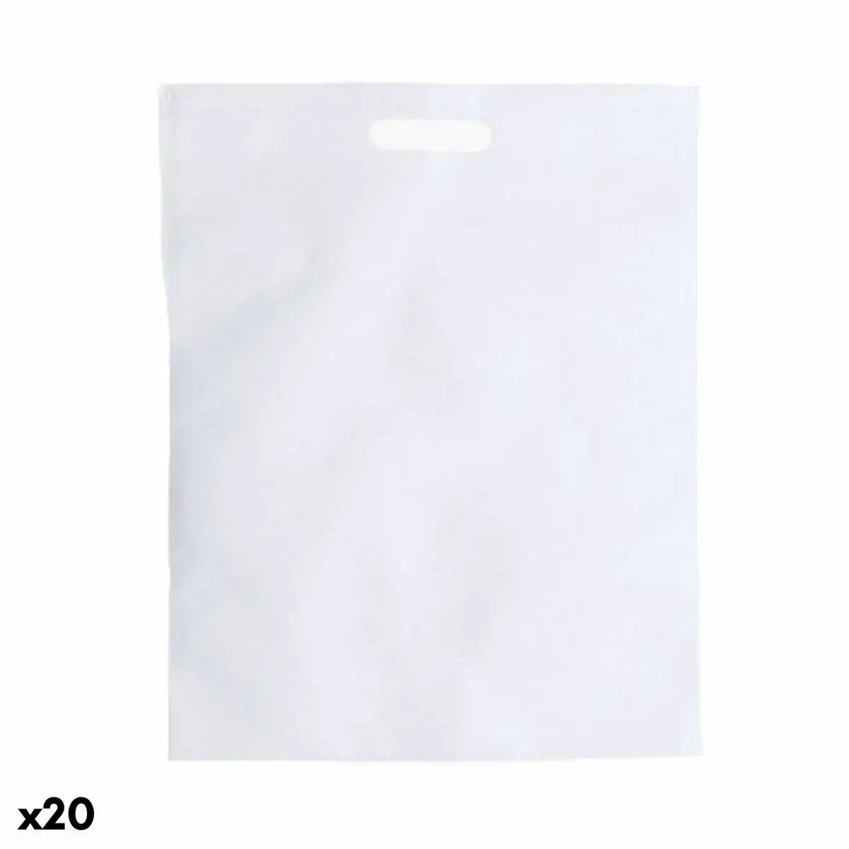 Sac multi usages 146115 blanc non woven 20 unites _6757. DIAYTAR COTE D'IVOIRE - Où la Tradition s'Harmonise avec le Moderne. Parcourez notre gamme diversifiée et choisissez des produits qui révèlent l'âme du Côte d'Ivoire.