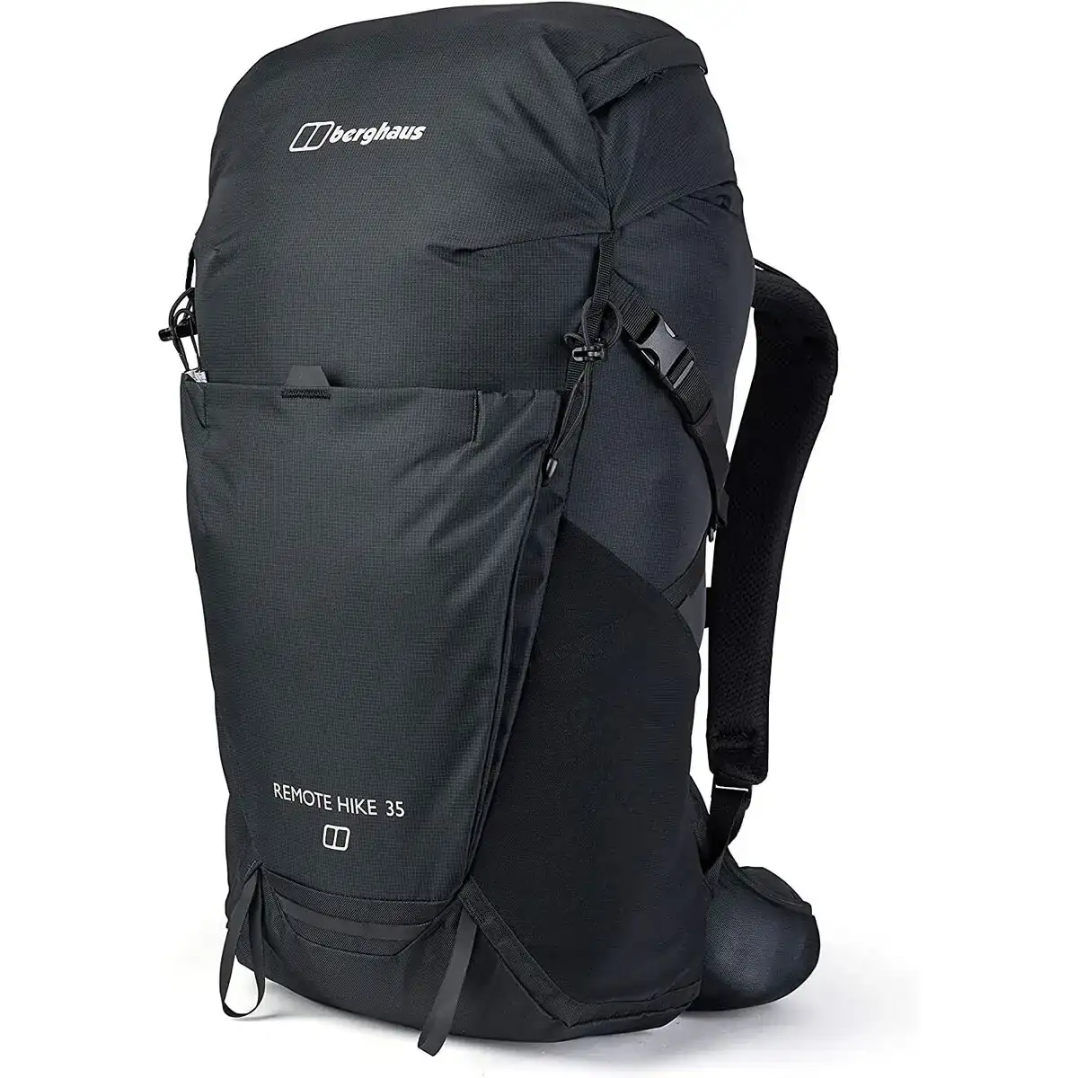 Sac polochon berghaus remote hike 35 noir_3463. DIAYTAR COTE D'IVOIRE - Où Choisir est un Acte d'Amour pour le Côte d'Ivoire. Explorez notre boutique en ligne et choisissez des articles qui célèbrent la culture et l'artisanat du pays.