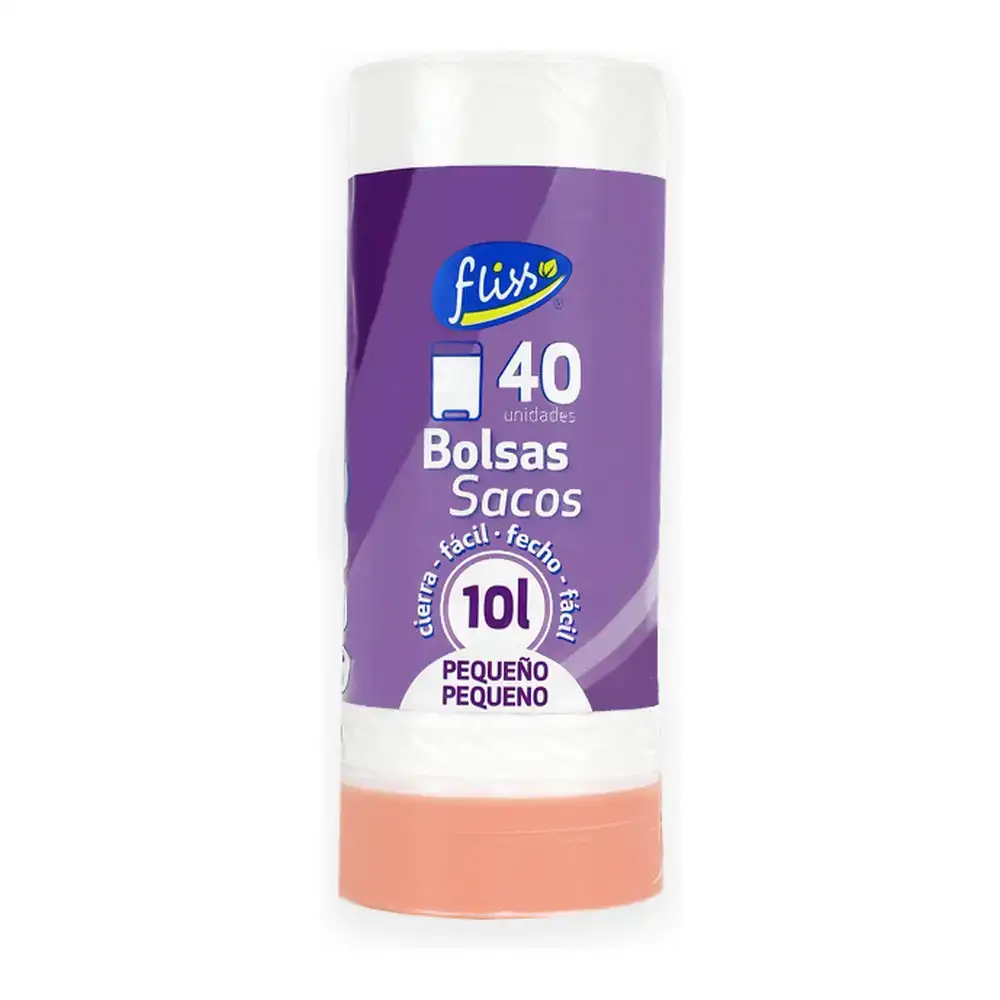 Sacs a ordures fliss 40 uds 10 l _2238. DIAYTAR COTE D'IVOIRE - Là où Chaque Produit a son Propre Éclat. Explorez notre boutique en ligne et trouvez des articles qui ajoutent de la brillance à votre quotidien.