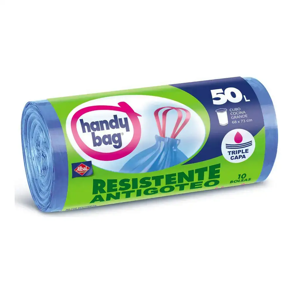 Sacs a ordures handy bag anti goutte antibacterien 10 x 50 l _1551. Bienvenue chez DIAYTAR COTE D'IVOIRE - Votre Destination Shopping Complète! Découvrez une boutique en ligne généraliste au Côte d'Ivoire offrant une vaste gamme de produits, allant des vêtements aux gadgets électroniques, en passant par l'artisanat local.