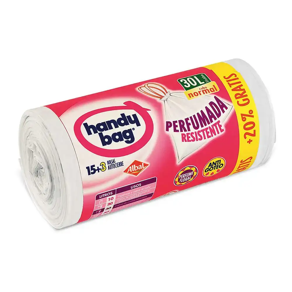 Sacs a ordures handy bag parfum 15 x 30 l _1685. DIAYTAR COTE D'IVOIRE - Là où Chaque Produit Évoque une Émotion. Parcourez notre catalogue et choisissez des articles qui vous touchent et qui enrichissent votre expérience.