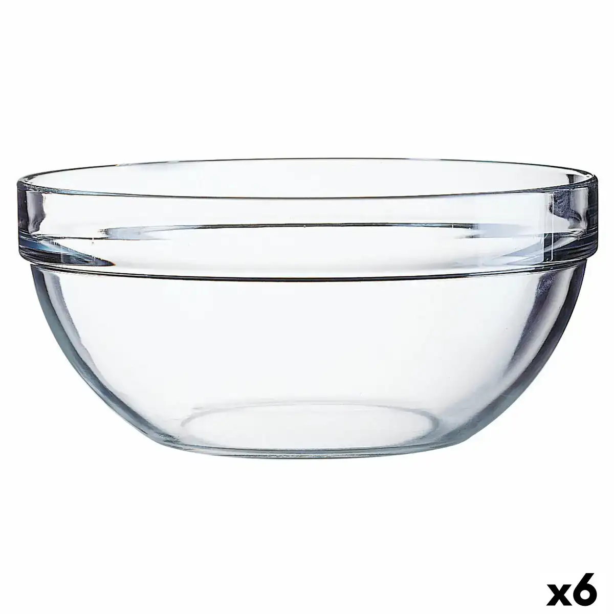 Saladier luminarc transparent verre o 26 cm 6 unites _4458. DIAYTAR COTE D'IVOIRE - Votre Marché Virtuel au Côte d'Ivoire. Parcourez notre boutique en ligne pour trouver des trésors cachés, des articles indispensables du quotidien aux joyaux artistiques.