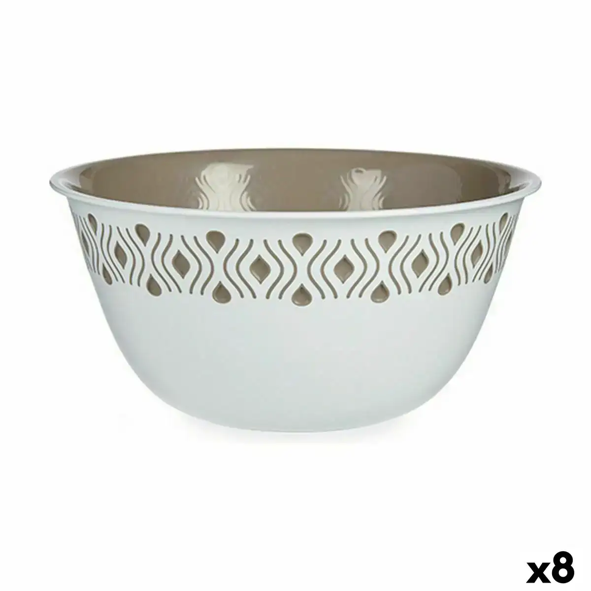 Saladier stefanplast tosca beige plastique 29 x 13 x 29 cm 8 unites _9710. DIAYTAR COTE D'IVOIRE - Là où Chaque Produit Est une Trouvaille. Parcourez notre catalogue diversifié et découvrez des articles qui enrichiront votre quotidien, du pratique à l'insolite.