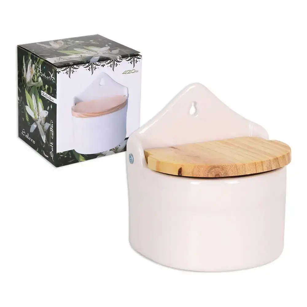 Saliere avec couvercle azahar bois 420 ml 11 7 x 10 x 13 cm_8750. Bienvenue sur DIAYTAR COTE D'IVOIRE - Votre Fenêtre sur le Shopping Moderne. Parcourez notre boutique en ligne et découvrez des produits qui incarnent l'évolution du style et de la qualité.
