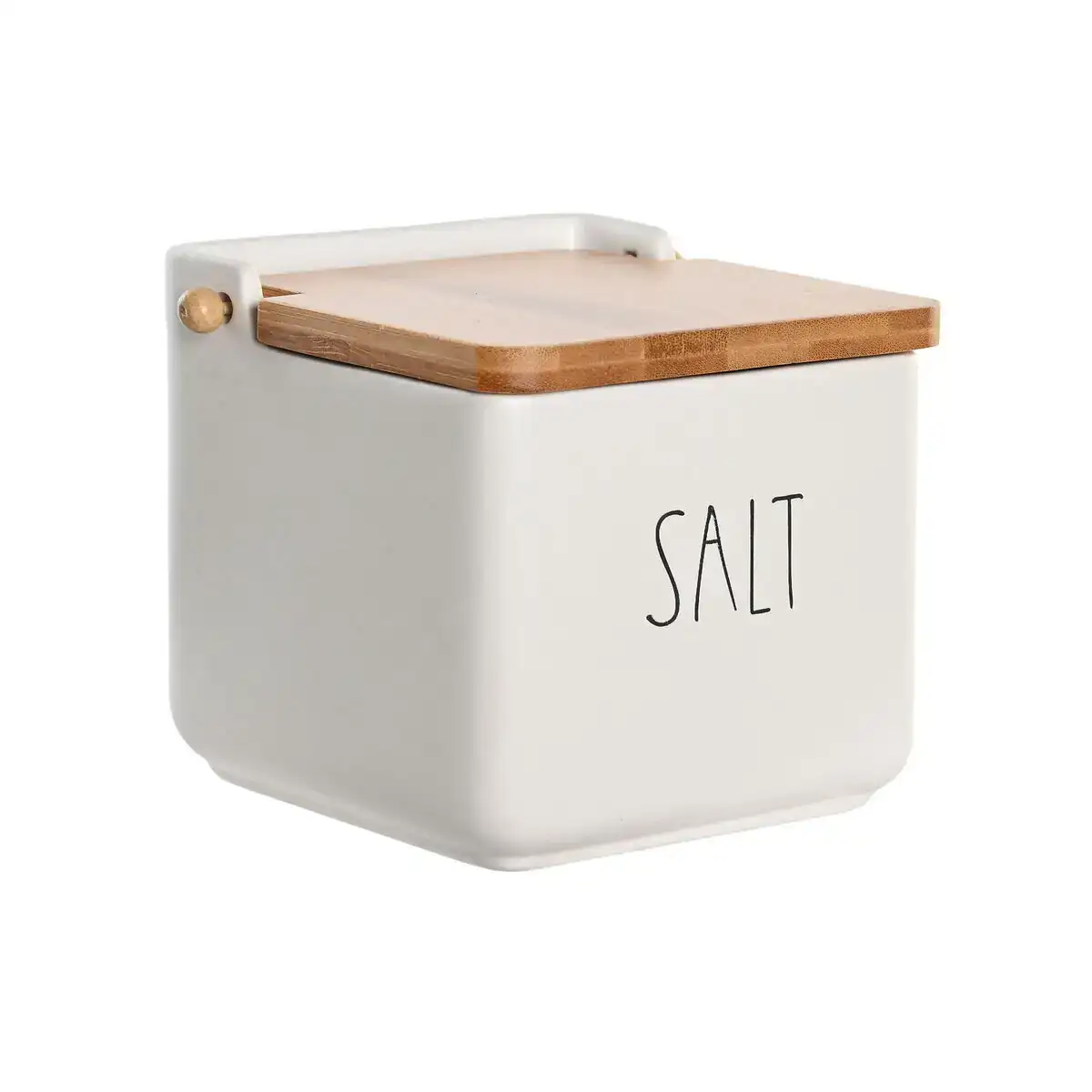 Saliere avec couvercle dkd home decor 11 5 x 11 5 x 11 cm blanc 750 ml dolomite_1730. DIAYTAR COTE D'IVOIRE - Où Choisir est un Acte d'Amour pour le Côte d'Ivoire. Explorez notre boutique en ligne et choisissez des articles qui célèbrent la culture et l'artisanat du pays.