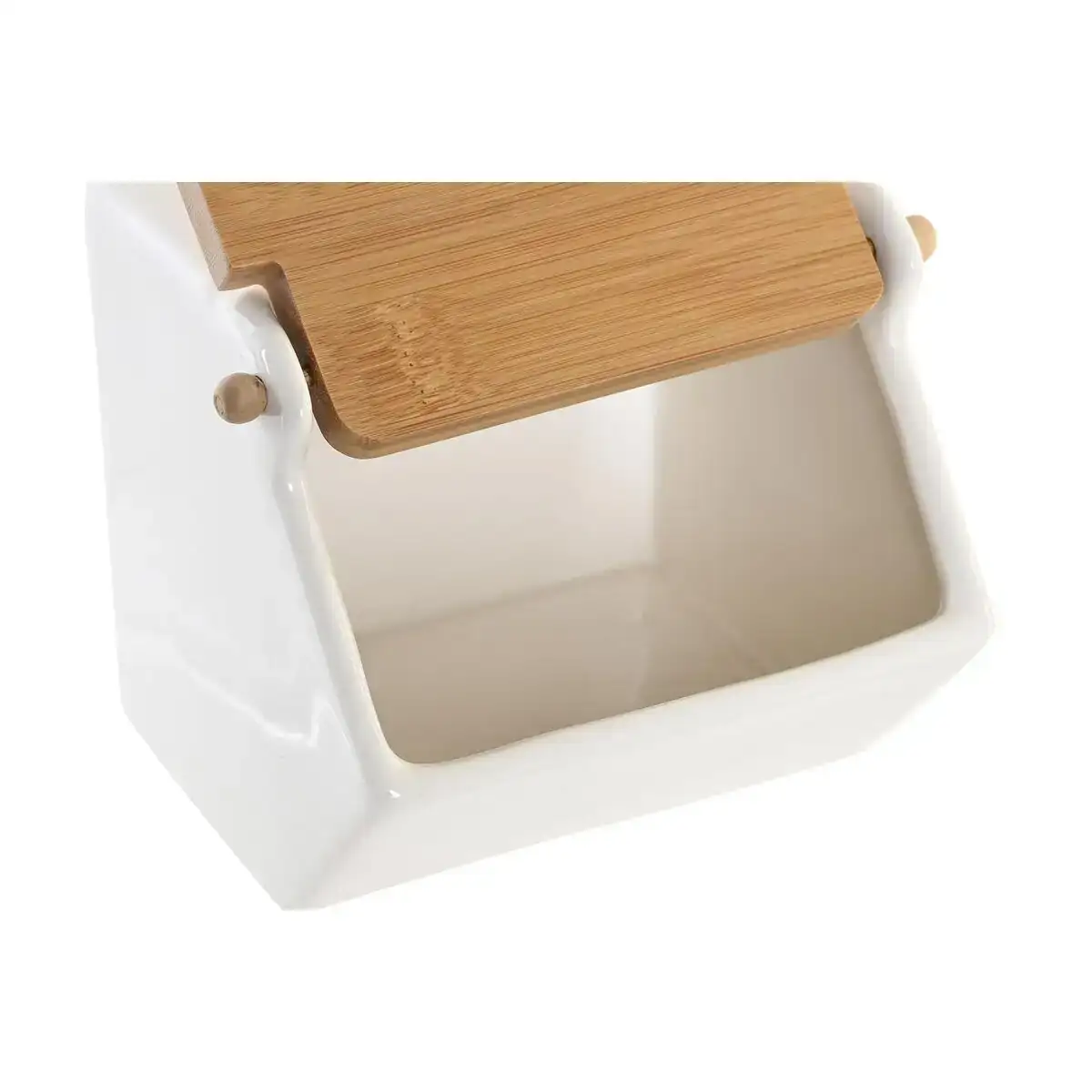 Saliere avec couvercle dkd home decor 12 5 x 14 x 12 cm naturel porcelaine blanc_3486. DIAYTAR COTE D'IVOIRE - Votre Destination Shopping Inspirante. Explorez notre catalogue pour trouver des articles qui stimulent votre créativité et votre style de vie.