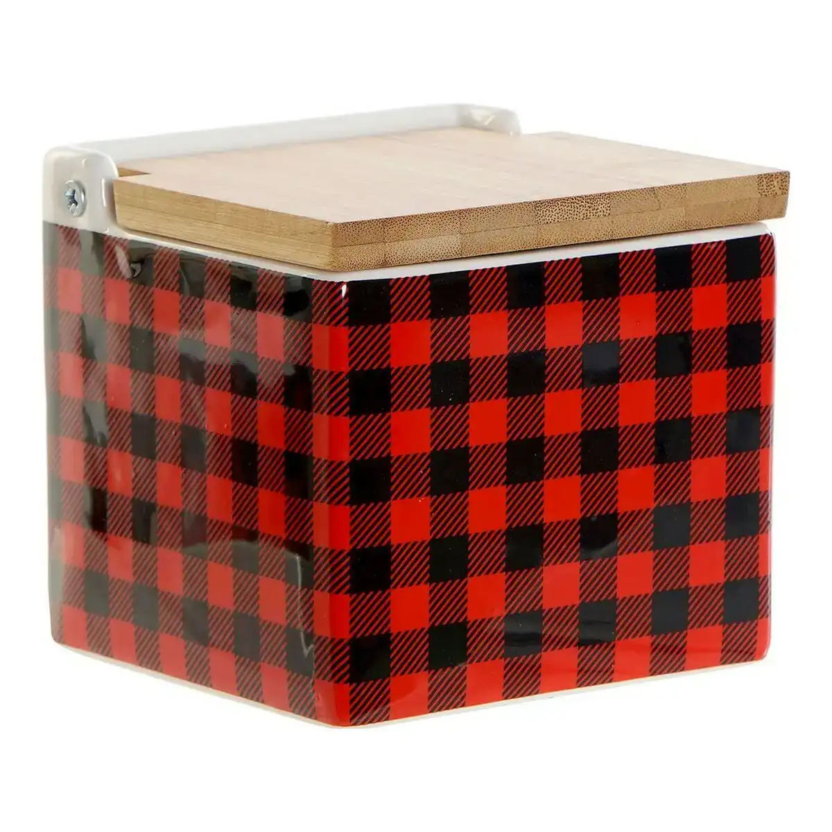 Saliere avec couvercle dkd home decor 8424001758265 noir rouge bambou dolomite 11 5 x 11 5 x 11 cm_6013. DIAYTAR COTE D'IVOIRE - L'Art de Vivre le Shopping Éthique. Parcourez notre gamme et choisissez des produits qui reflètent notre engagement envers des pratiques durables.