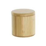 Saliere avec couvercle dkd home decor naturel bambou 8 5 x 8 5 x 8 5 cm_1530. DIAYTAR COTE D'IVOIRE - Où la Tradition s'Harmonise avec le Moderne. Parcourez notre gamme diversifiée et choisissez des produits qui révèlent l'âme du Côte d'Ivoire.