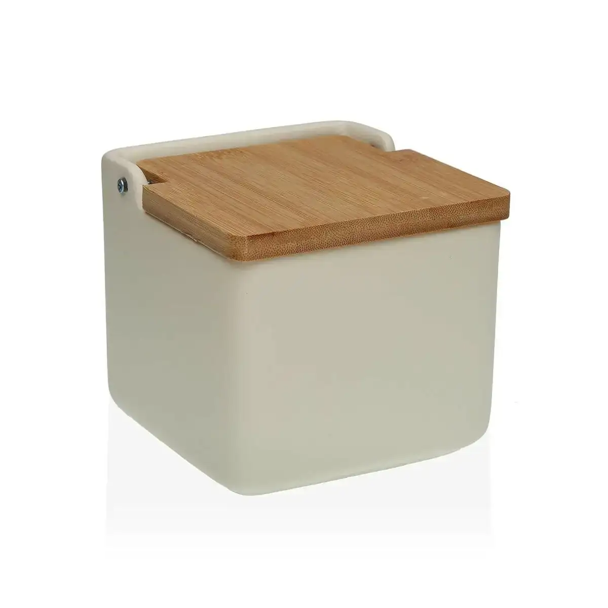 Saliere avec couvercle versa beige 12 2 x 11 5 x 12 2 cm ceramique dolomite_4869. DIAYTAR COTE D'IVOIRE - Votre Plateforme Shopping, Votre Choix Éclairé. Explorez nos offres et choisissez des articles de qualité qui reflètent votre style et vos valeurs.
