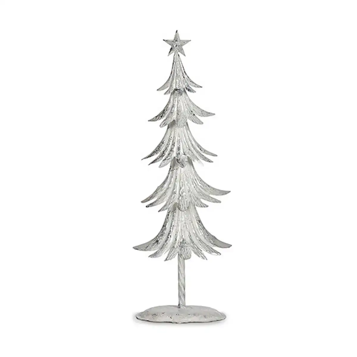 Sapin de noel 17 5 x 50 x 11 cm metal blanc_1962. DIAYTAR COTE D'IVOIRE - Là où les Possibilités sont Infinies. Parcourez nos catégories et laissez-vous séduire par des produits qui enrichiront votre quotidien, du pratique à l'esthétique.