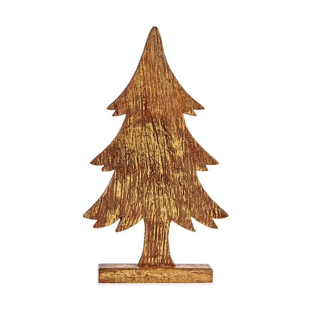 Sapin de noel 5 x 39 x 22 cm dore bois_5531. DIAYTAR COTE D'IVOIRE - Votre Paradis Shopping au Cœur du Côte d'Ivoire. Explorez notre boutique en ligne et découvrez des produits conçus pour enchanter chaque aspect de votre vie.