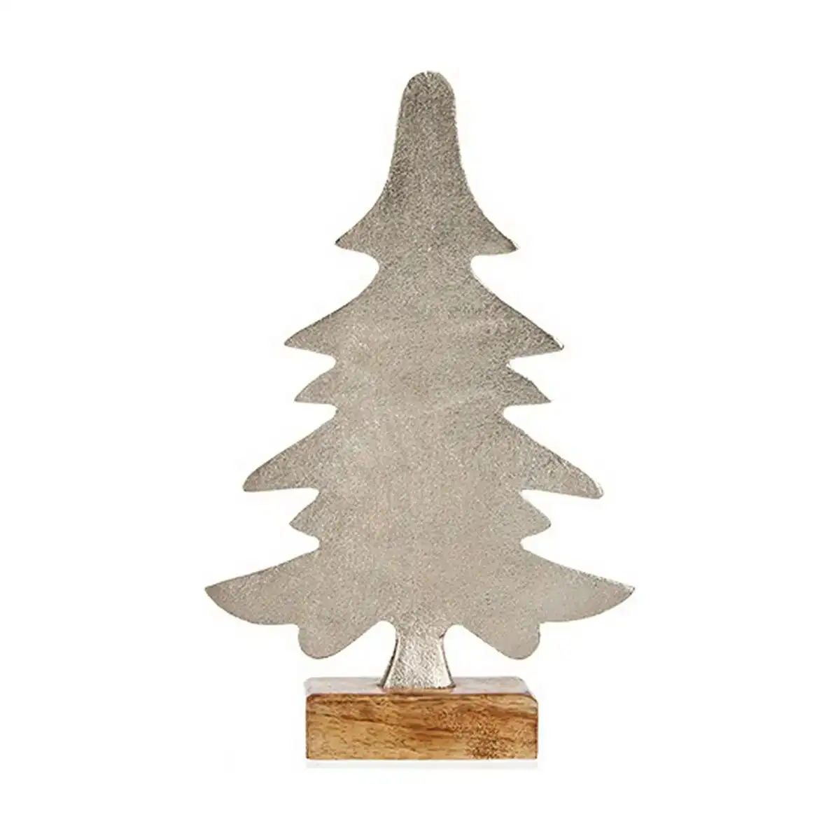 Sapin de noel 6 x 25 5 x 16 cm argente metal_6350. DIAYTAR COTE D'IVOIRE - Votre Source de Découvertes Shopping. Découvrez des trésors dans notre boutique en ligne, allant des articles artisanaux aux innovations modernes.