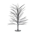 Sapin de noel 70 x 120 x 70 cm noir metal fibres optiques_9697. DIAYTAR COTE D'IVOIRE - Votre Plateforme Shopping Engagée. Explorez notre catalogue et choisissez des produits qui reflètent notre dévouement envers la qualité et la satisfaction du client.