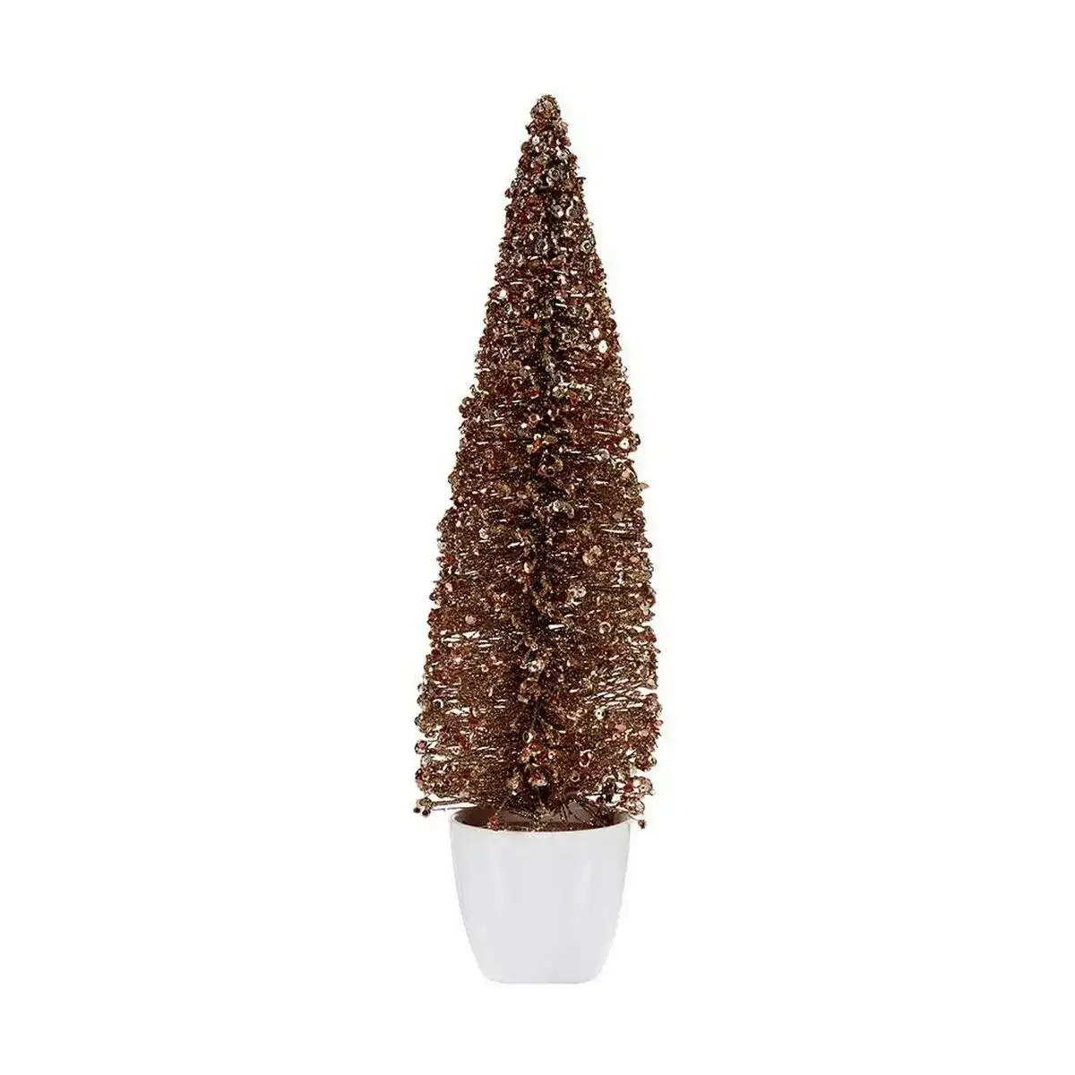 Sapin de noel grand 10 x 38 x 10 cm dore bronze plastique_6089. DIAYTAR COTE D'IVOIRE - L'Art de Magasiner sans Frontières. Parcourez notre vaste sélection d'articles et trouvez tout ce dont vous avez besoin, du chic à l'authentique, du moderne au traditionnel.