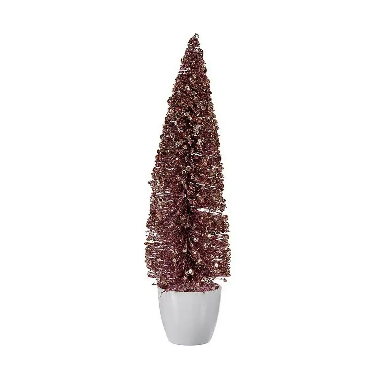 Sapin de noel grand 10 x 38 x 10 cm rose dore plastique_4772. DIAYTAR COTE D'IVOIRE - Votre Source de Trésors Culturels. Naviguez à travers notre catalogue et trouvez des articles qui mettent en avant la richesse de la culture sénégalaise.