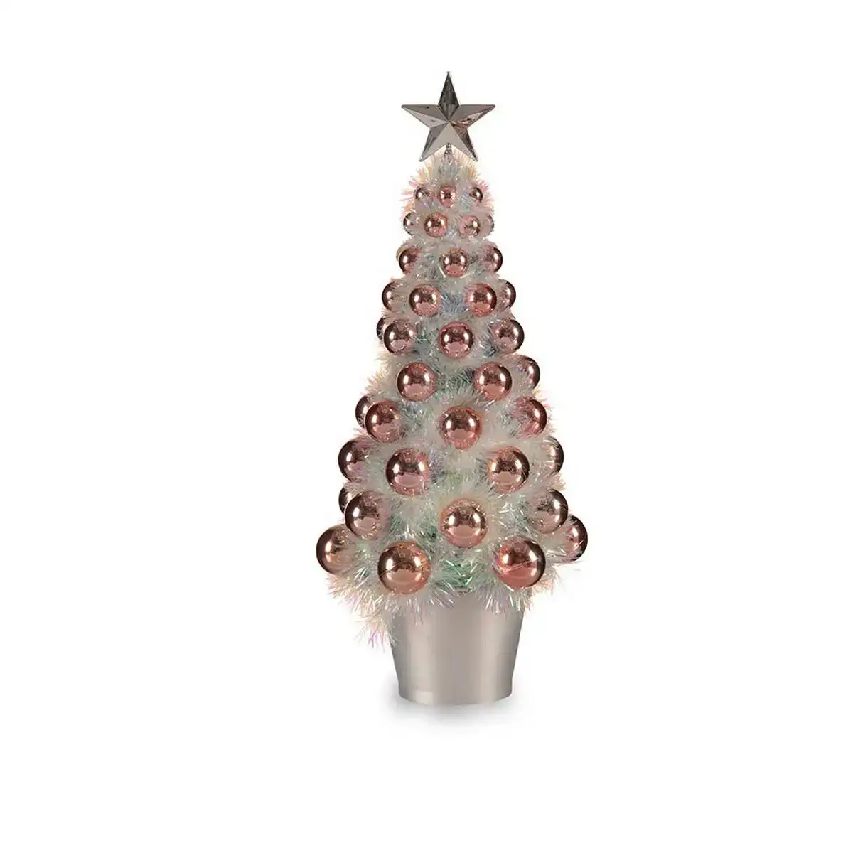 Sapin de noel iridescent rose plastique 16 x 37 5 x 16 cm polypropylene_5715. DIAYTAR COTE D'IVOIRE - Où Choisir Devient une Découverte. Explorez notre boutique en ligne et trouvez des articles qui vous surprennent et vous ravissent à chaque clic.