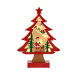 Sapin de noel lumiere 3d pere noel 5 x 30 x 21 cm rouge bois_1409. DIAYTAR COTE D'IVOIRE - Où Choisir Devient une Expression de Soi. Découvrez notre boutique en ligne et trouvez des articles qui révèlent votre personnalité et votre style.