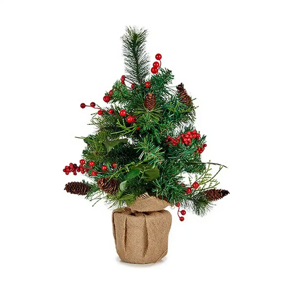 Sapin de noel marron rouge vert 23 x 47 x 27 cm_7362. Bienvenue chez DIAYTAR COTE D'IVOIRE - Où Chaque Achat Fait une Différence. Découvrez notre gamme de produits qui reflètent l'engagement envers la qualité et le respect de l'environnement.