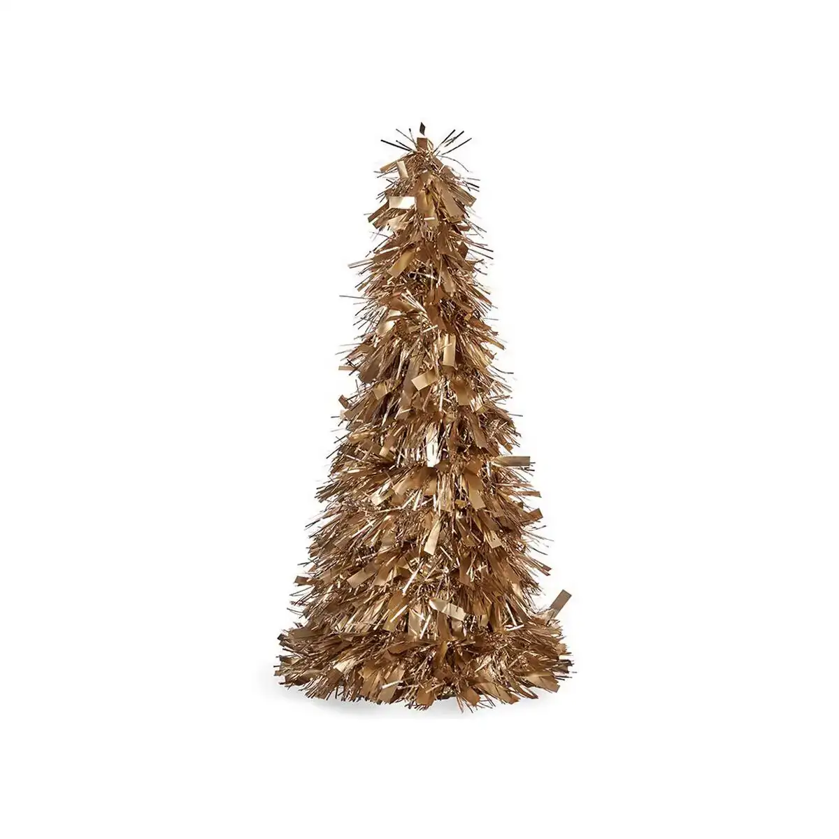 Sapin de noel mat guirlande 18 x 18 x 45 5 cm dore blanc plastique polypropylene_7345. DIAYTAR COTE D'IVOIRE - Votre Univers Shopping Éclectique. Explorez nos offres variées et découvrez des articles qui embrassent la diversité et la polyvalence de vos besoins.