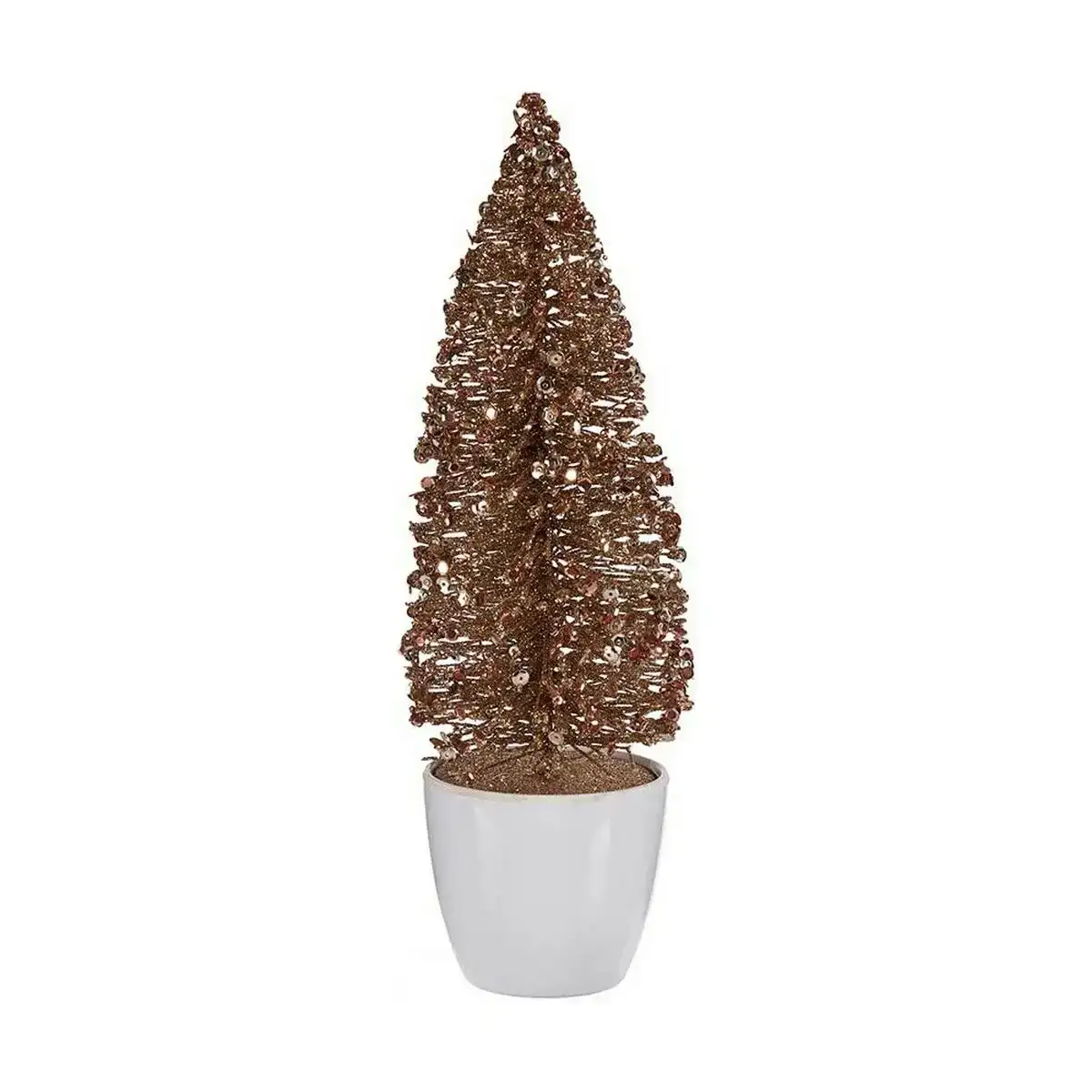 Sapin de noel petit dore bronze plastique 9 x 28 x 9 cm_1047. DIAYTAR COTE D'IVOIRE - Là où les Rêves de Shopping Deviennent Réalité. Naviguez à travers notre catalogue diversifié et choisissez parmi une variété d'articles qui feront de votre shopping une expérience inoubliable.